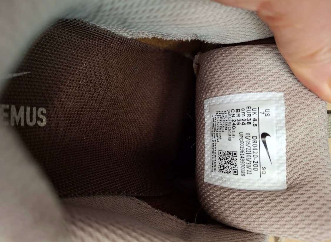 (240) 나이키x자크뮈스 에어 휴마라 LX (에일 브라운 앤 골드) 상품이미지6