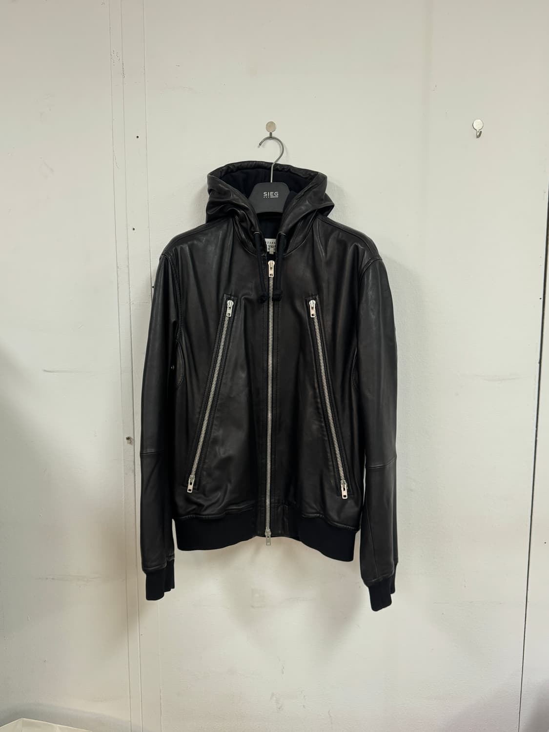 마르지엘라 18ss 후드 가죽 상품이미지1