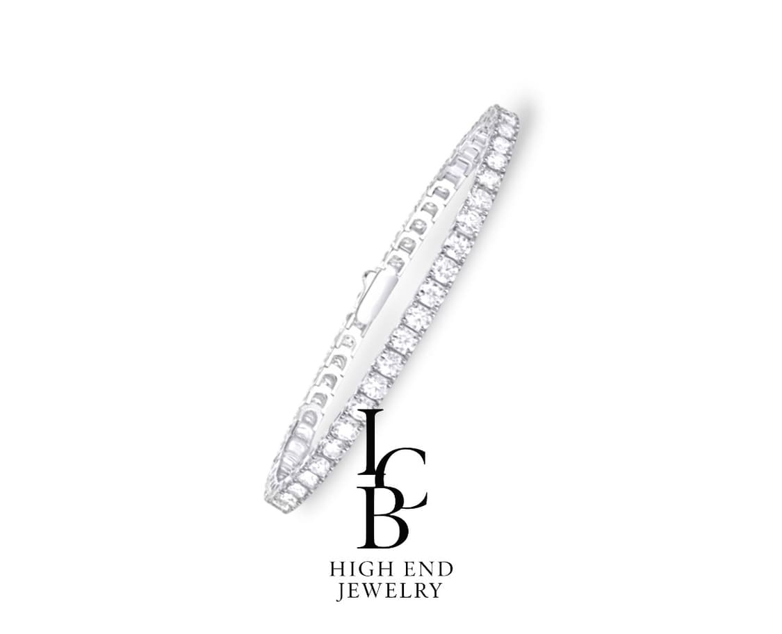 ICE BLUE VVS 1 모이사나이트 테니스 팔찌 아이스체인 상품이미지2