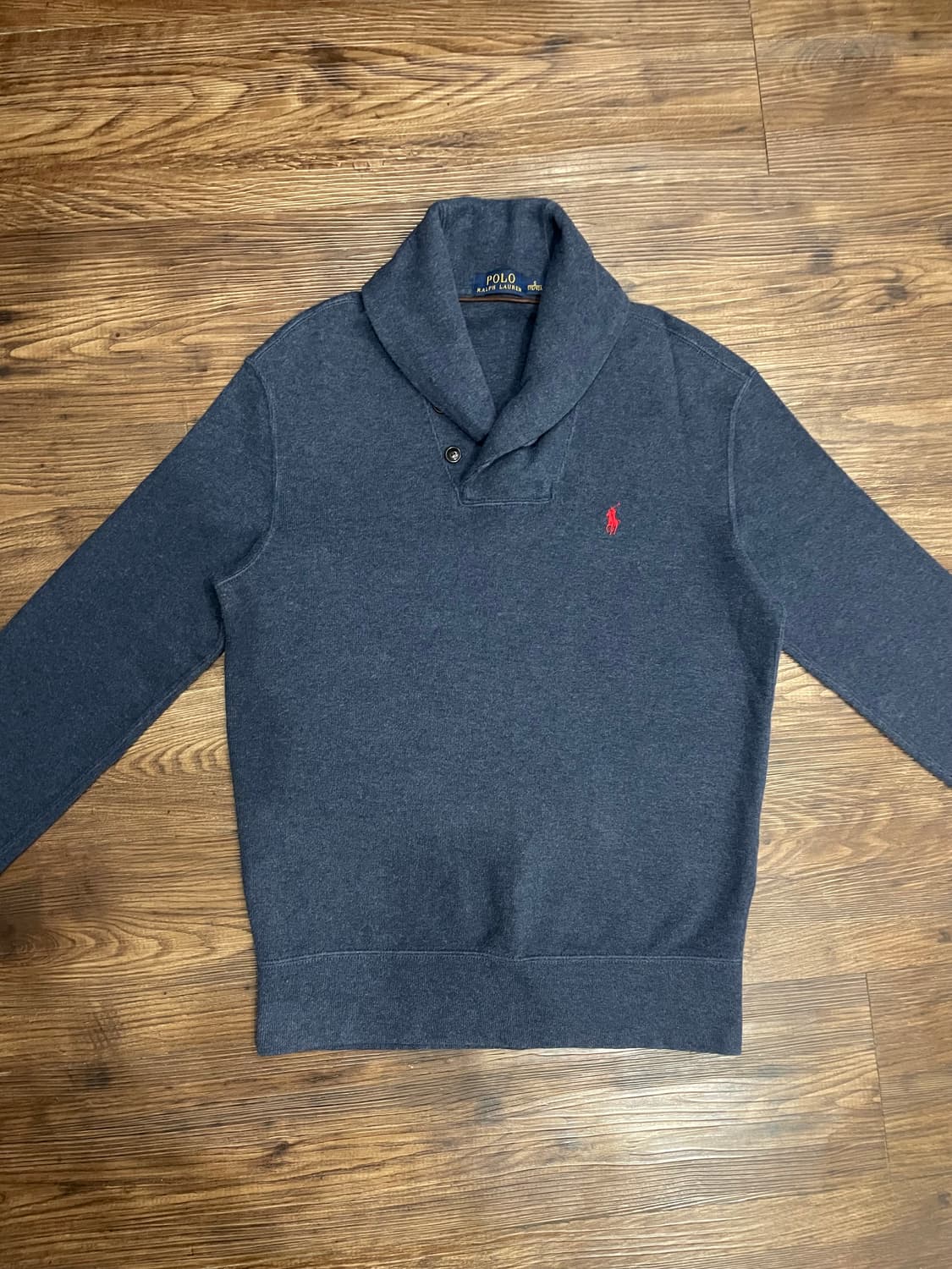 폴로 랄프로렌 숄카라 코튼 니트 스웨터 상품이미지3