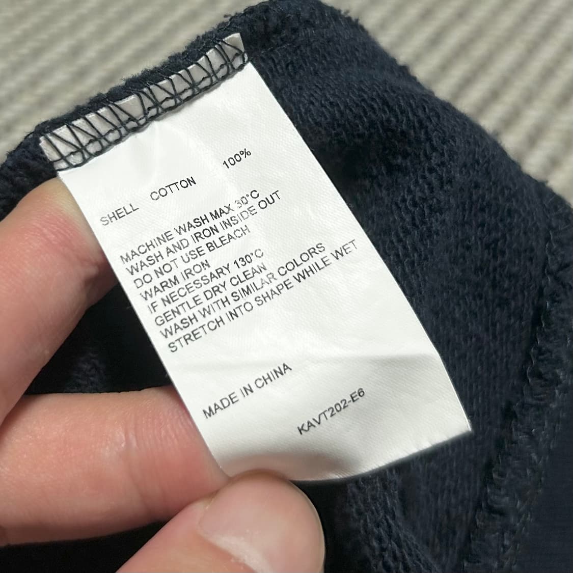 [M] 리트리버클럽 네이비 라운드 맨투맨 상품이미지8