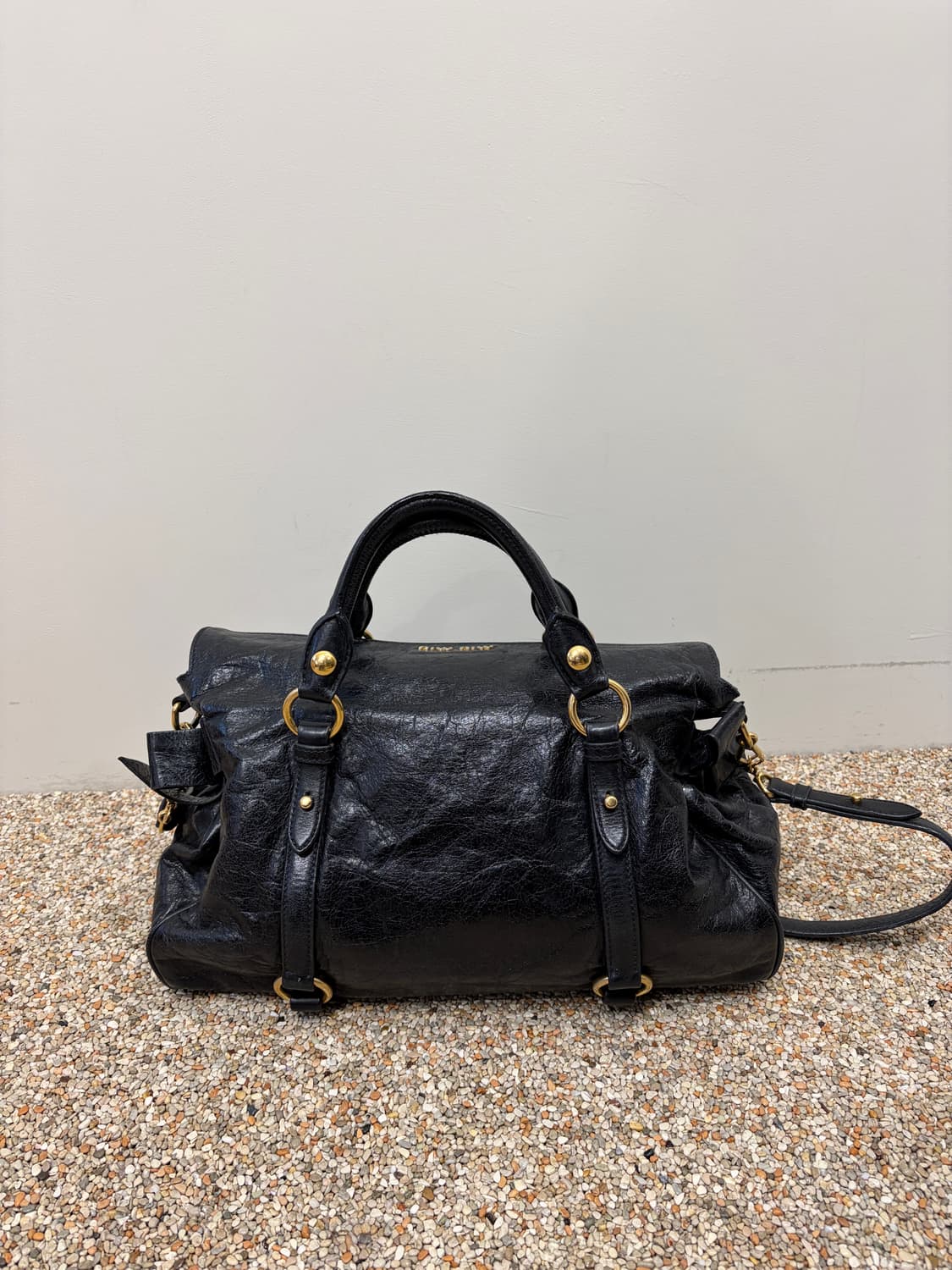 미우미우 비텔로 럭스 사첼백 토트 트로스 상품이미지5