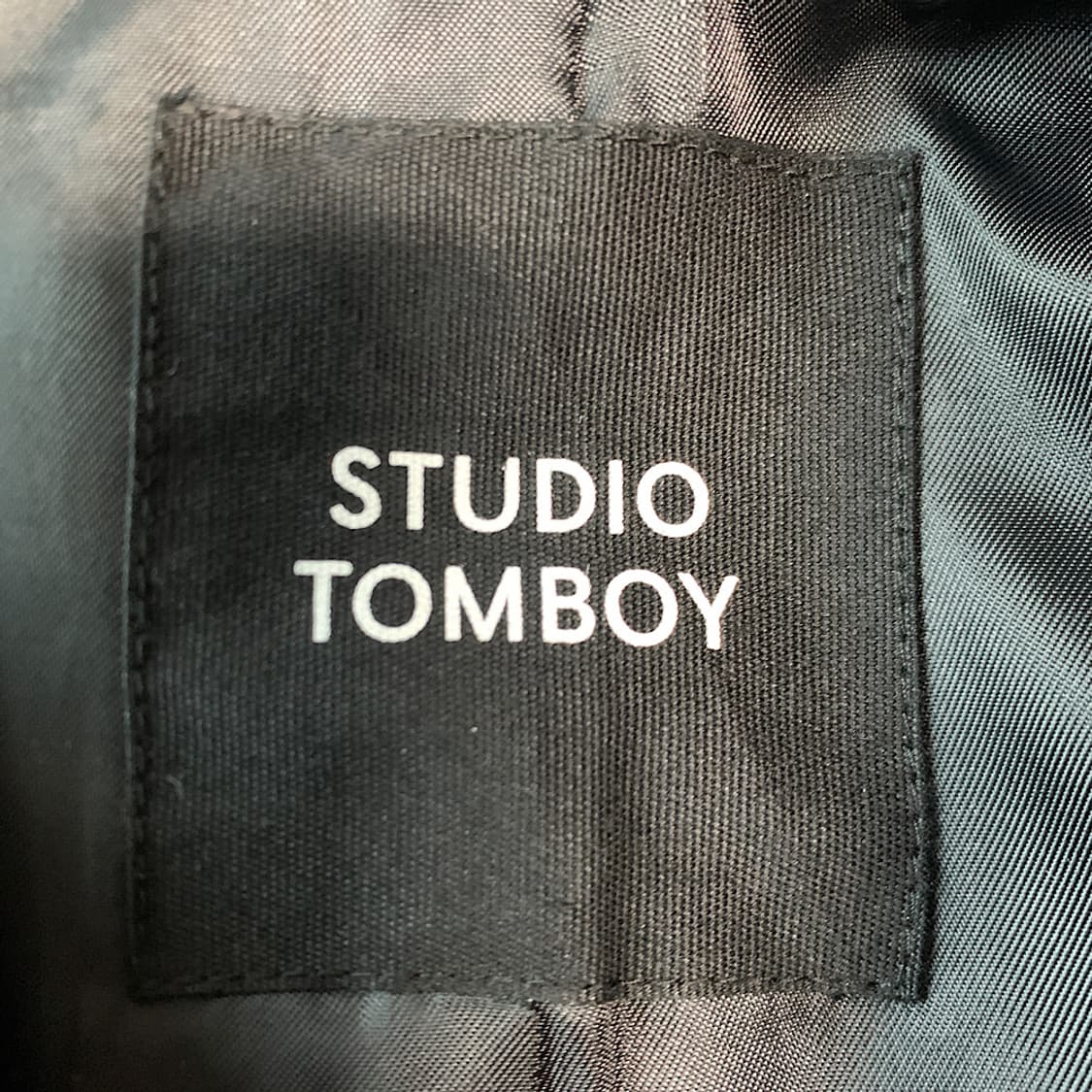 2021 스튜디오 톰보이 아웃 포켓 울 하프코트 상품이미지2