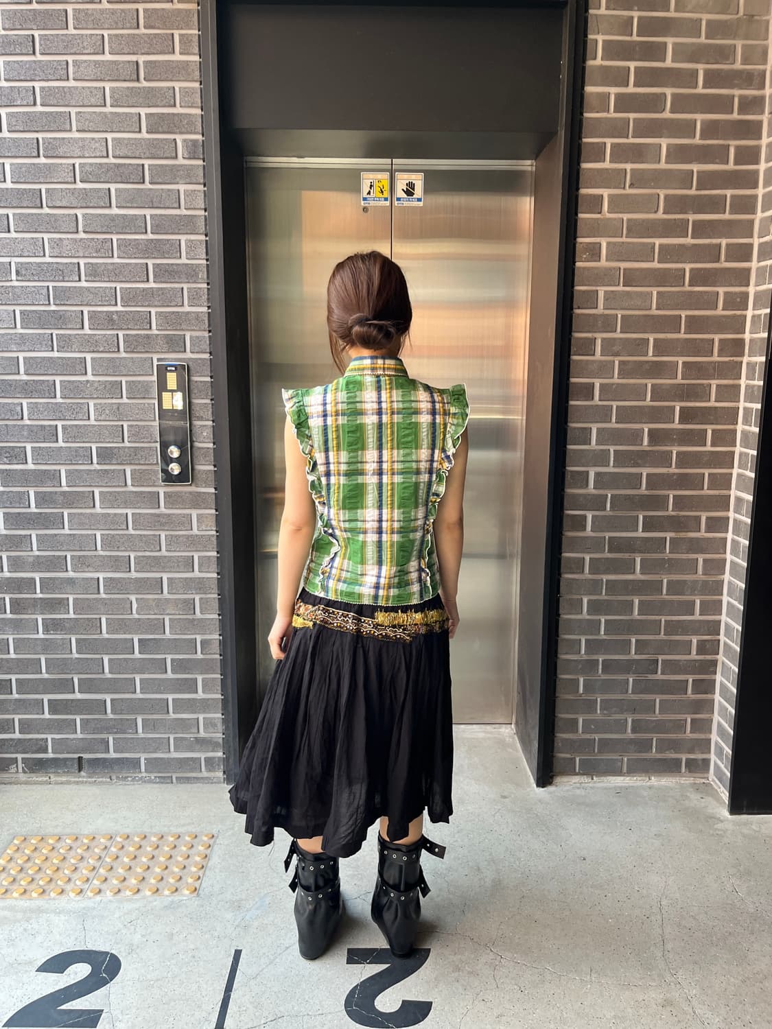 Hysteric Glamour 히스테릭글래머 프릴 셔츠 상품이미지3