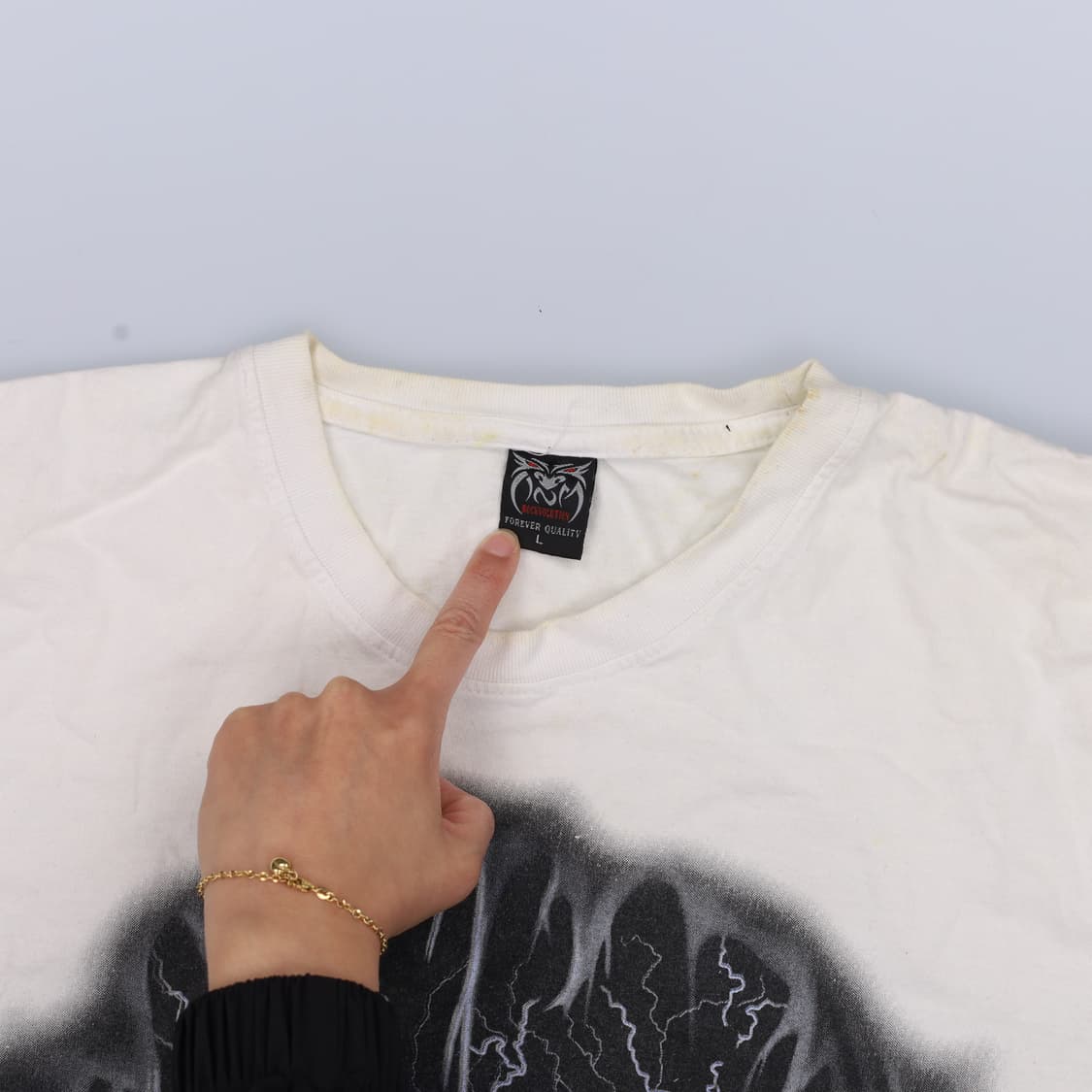 L 빈티지 프린팅 반팔티 0402H1 상품이미지5