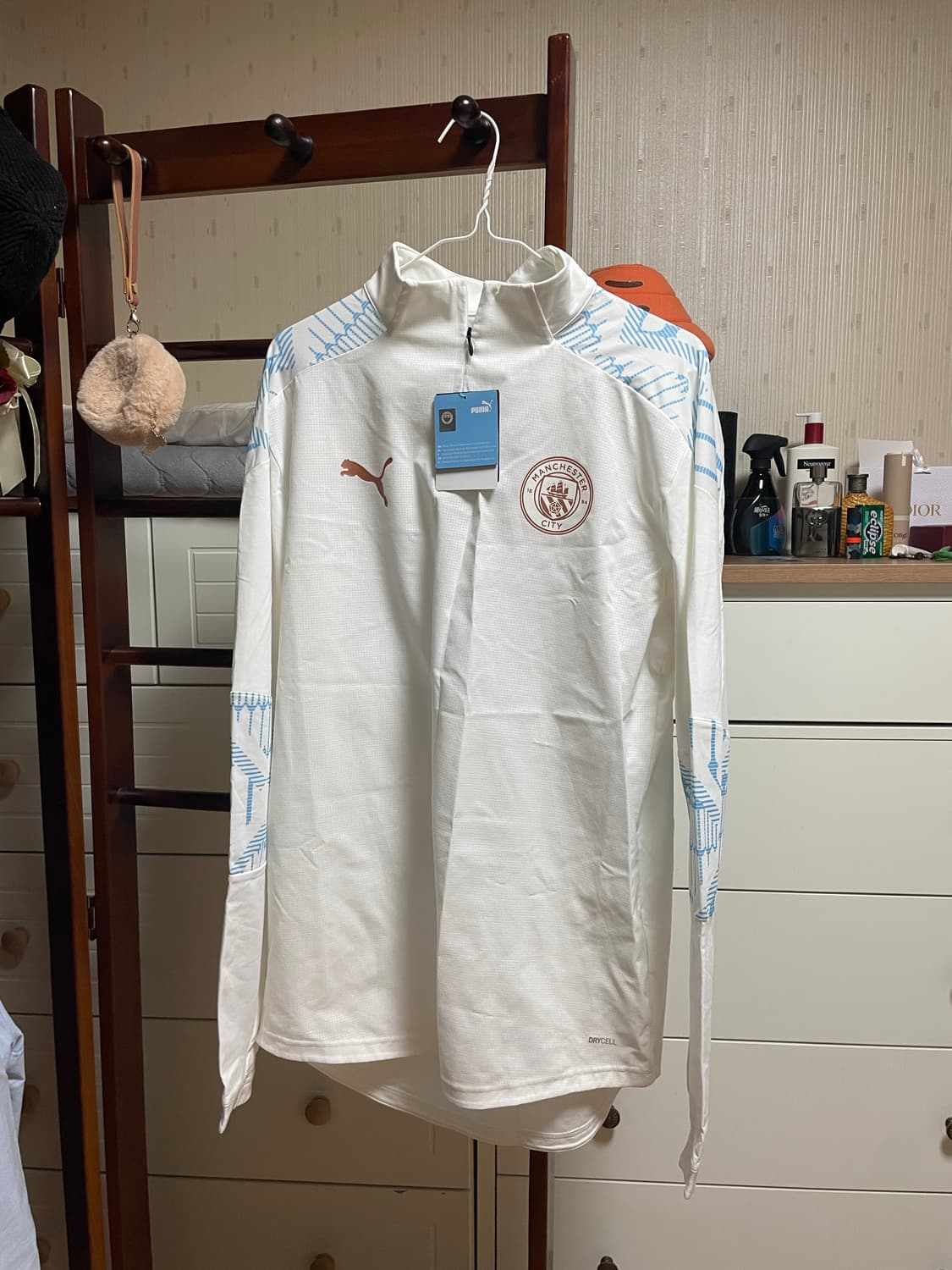 퓨마 정품 20-21시즌 맨체스터 시티 트레이닝 탑 L 새상품 상품이미지2