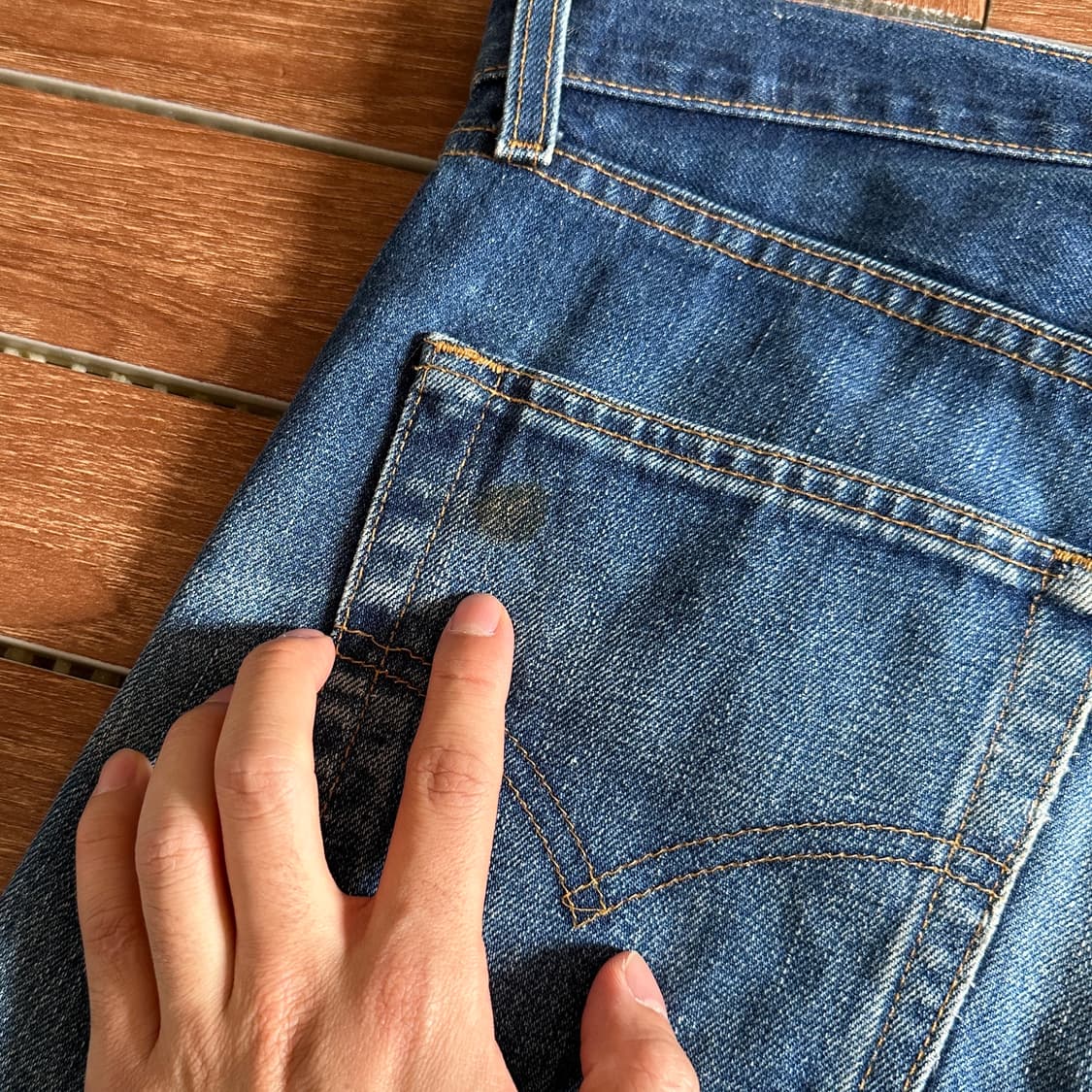 90‘s Levi’s 505 USA made denim shorts 상품이미지7