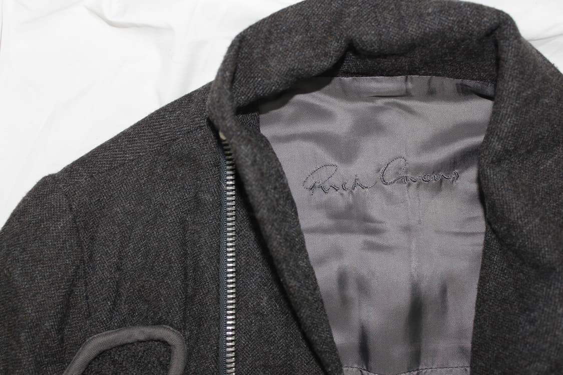 Rick Owens 2010 S/S 릭오웬스 비대칭 사선 하이넥 코트 상품이미지7