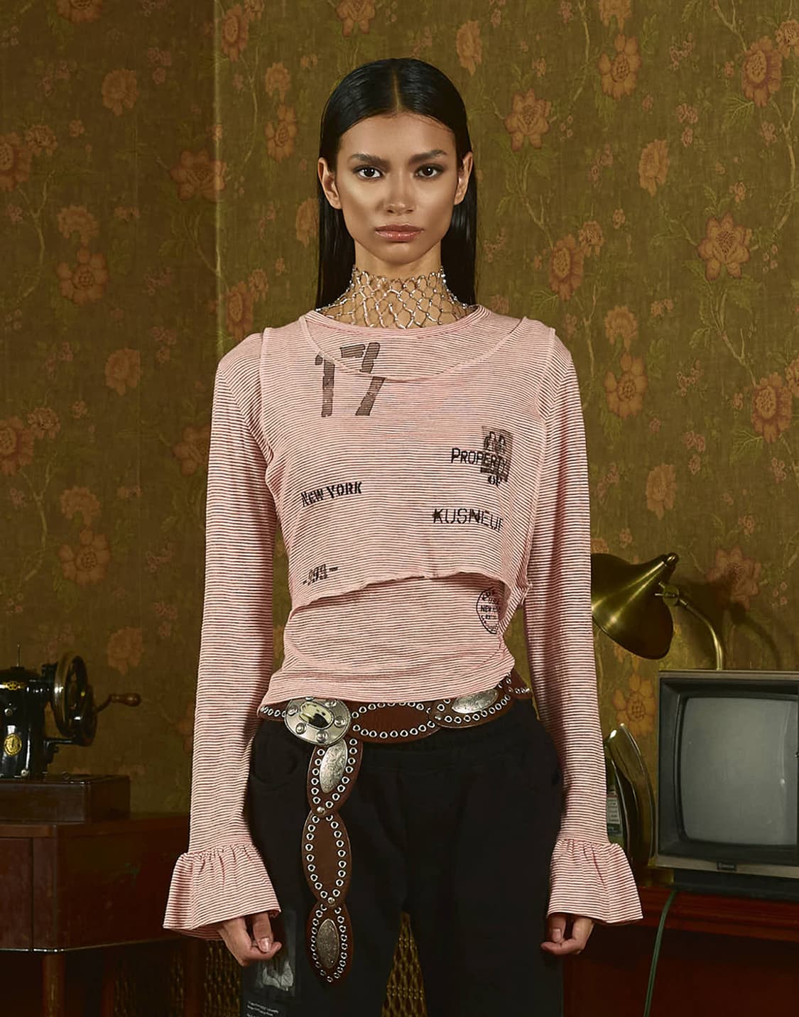 쿠스너프 스트라이프 롱슬리브 상품이미지1