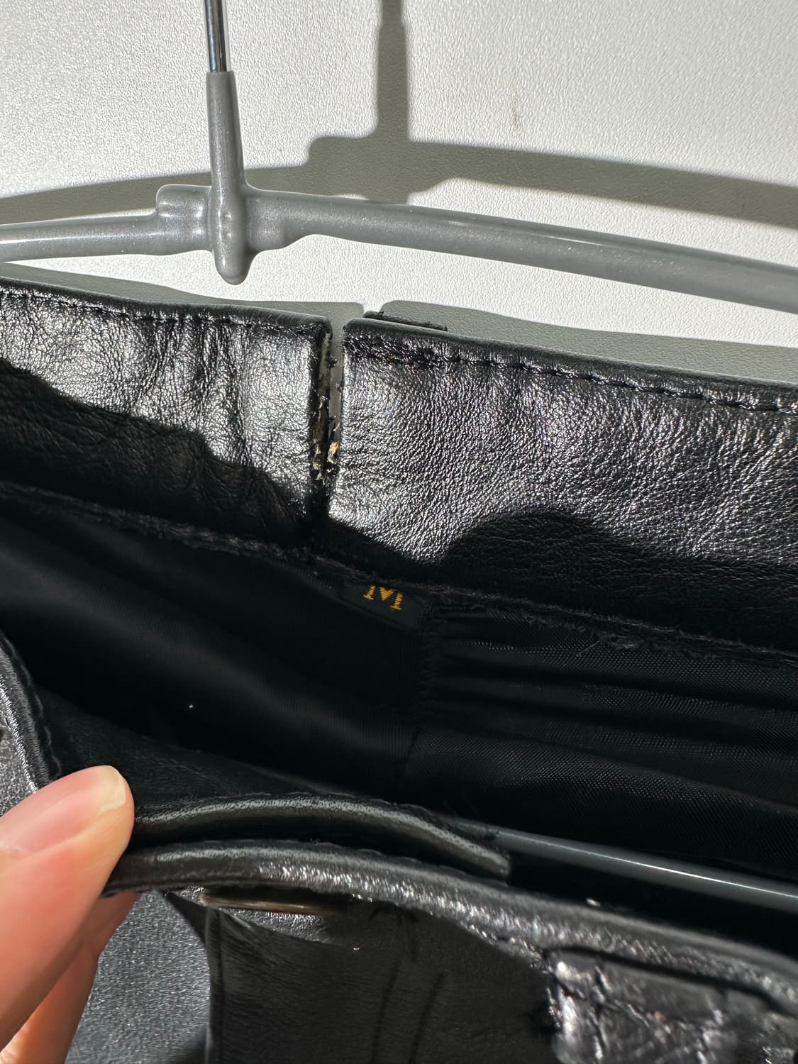 빈티지 리얼레더 팬츠 상품이미지5