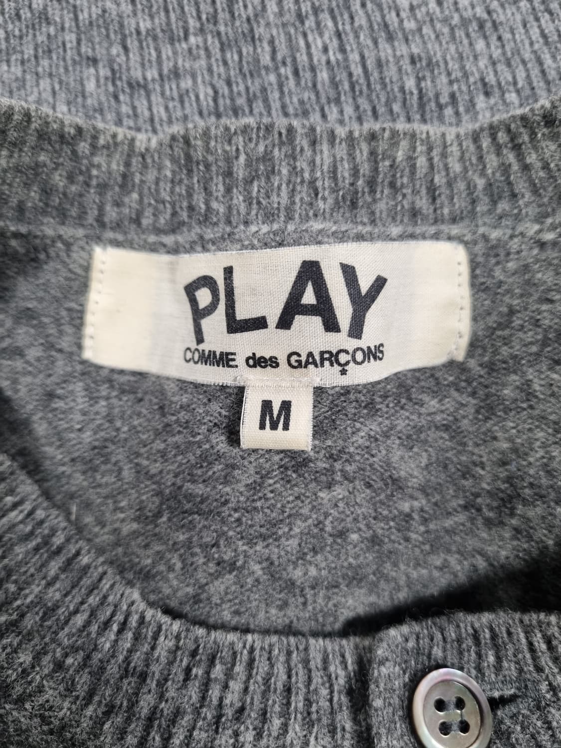 꼼데가르송 여성 골드 와펜 울 가디건  상품이미지3