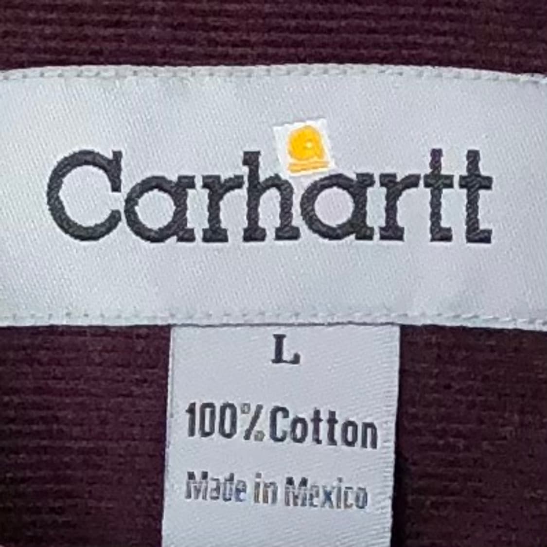 105 칼하트 버건디 코듀로이 셔츠 상품이미지3