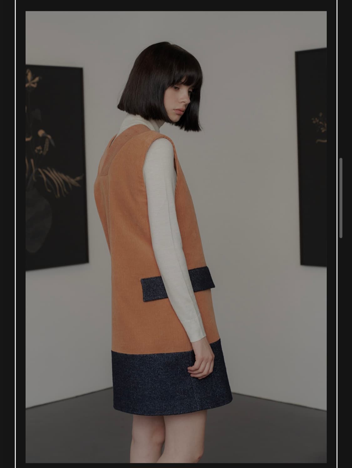 제이비리파인 CORDUROY WOOL DENIM SLEEVELESS ON 상품이미지4