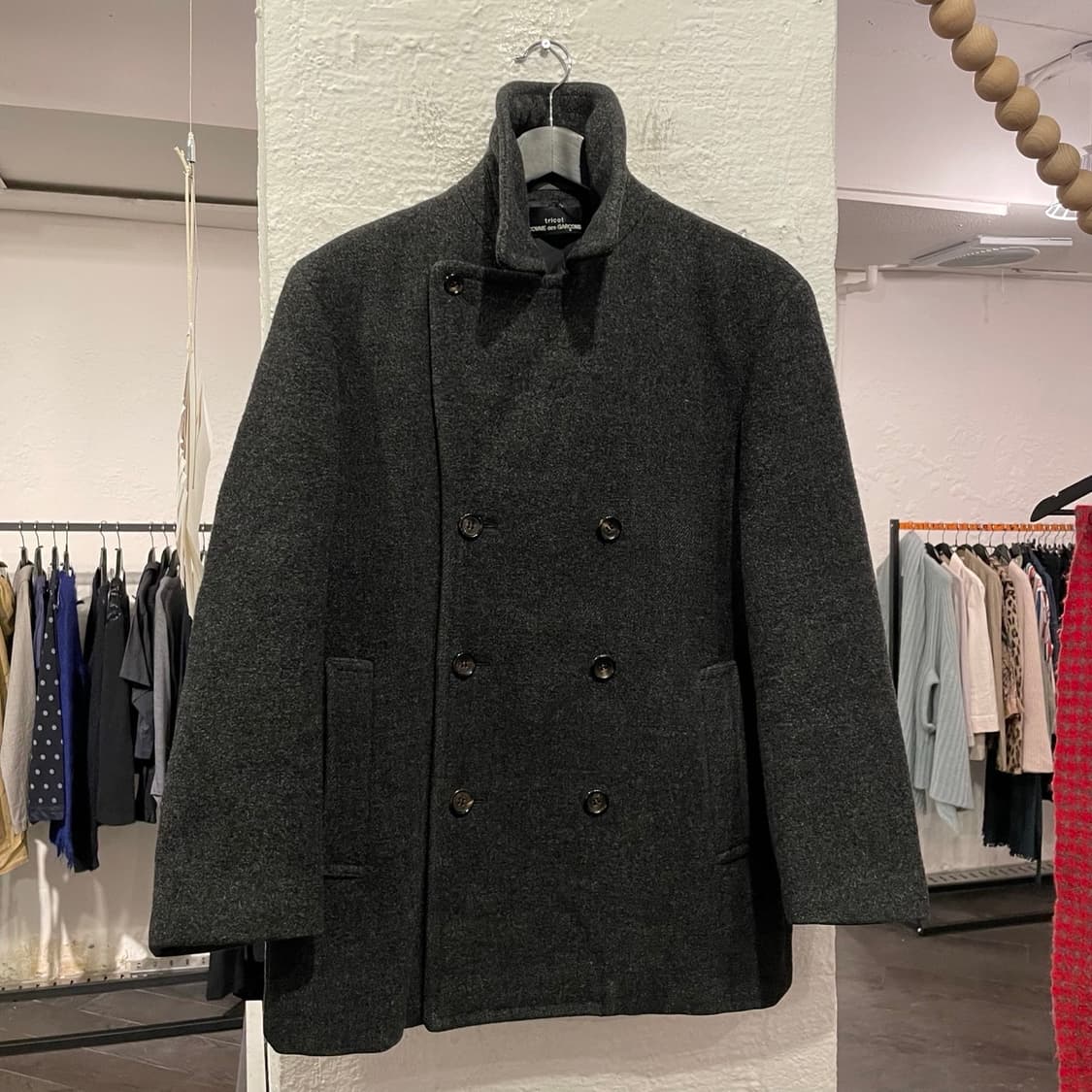 꼼데가르송 피코트 그레이 상품이미지1