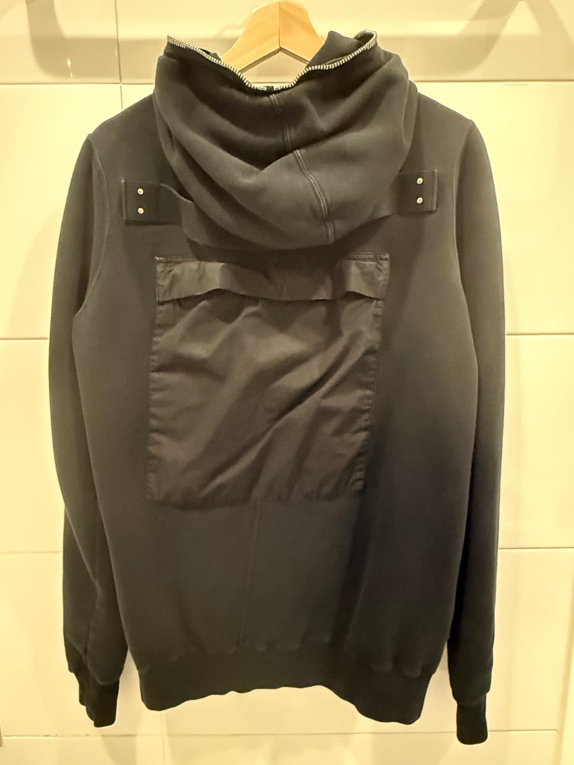 릭오웬스 다크쉐도우 김프 후드 블랙(S) 상품이미지2