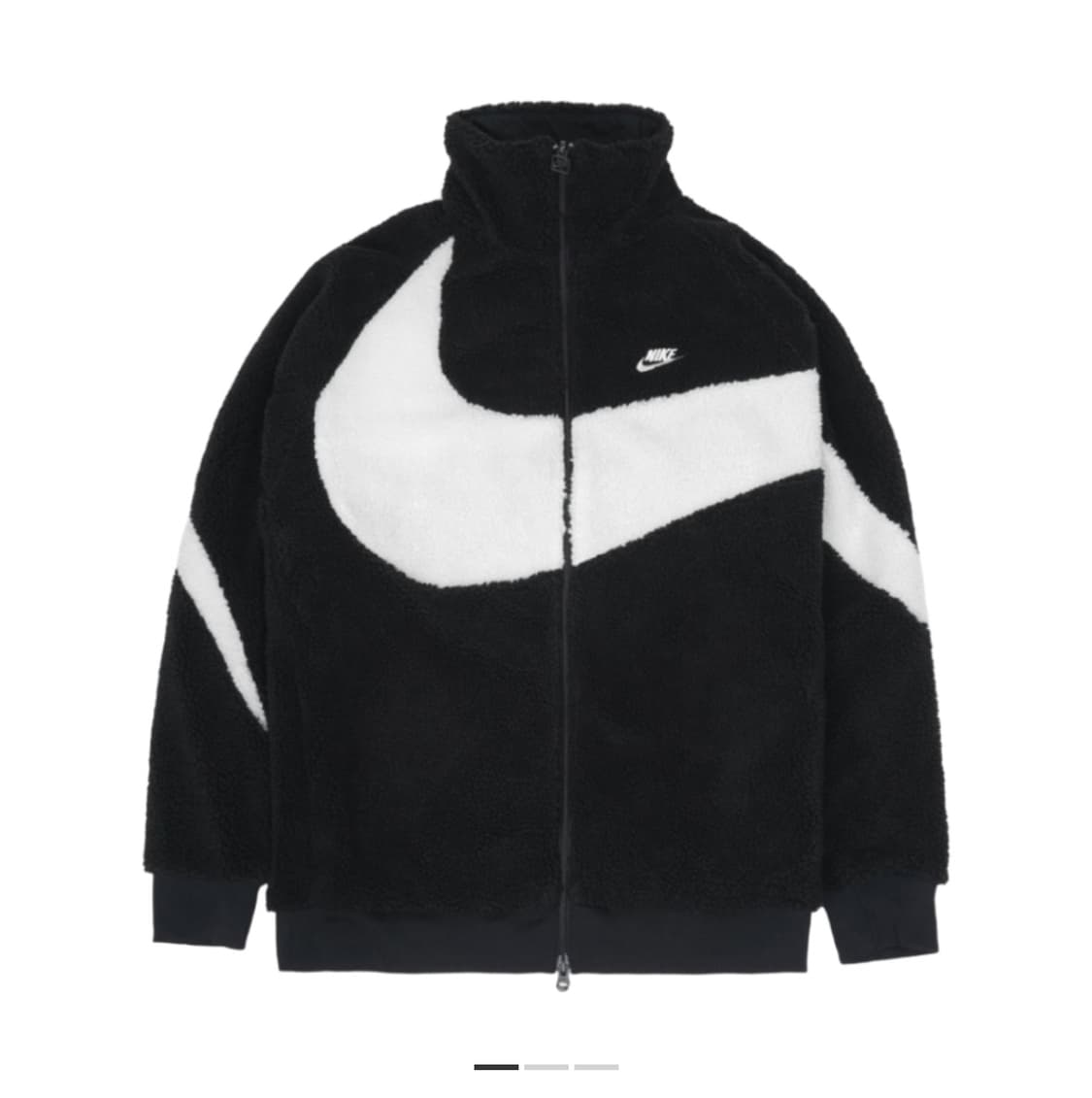 나이키 빅 스우시 풀집 자켓 블랙 L (크림택 새상품) 상품이미지4