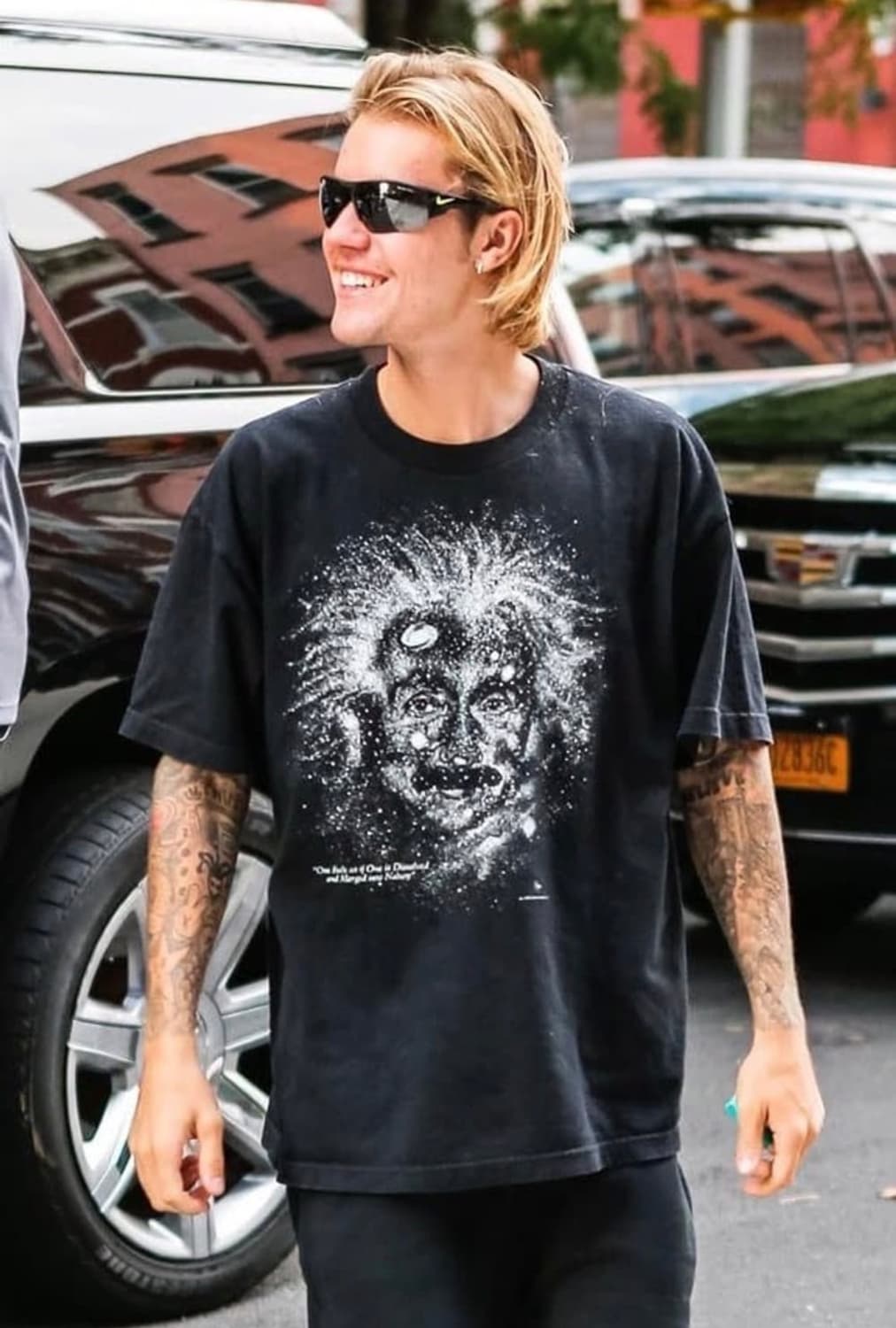 90s Einstein Glow in Dark 티셔츠 usa 상품이미지2