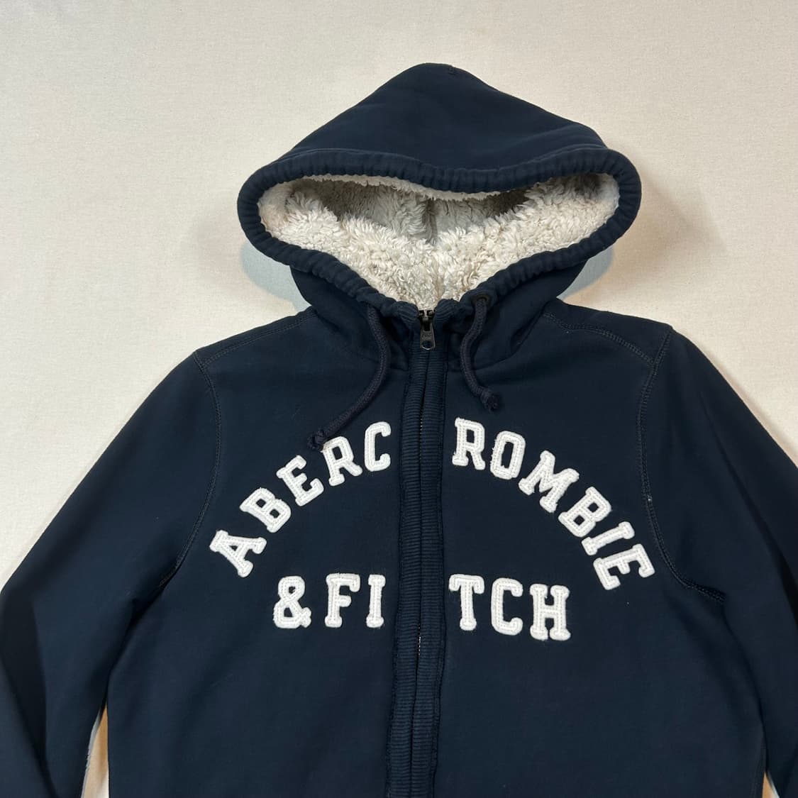 M) 아베크롬비 네이비 보아 울프죠 후드집업 상품이미지3