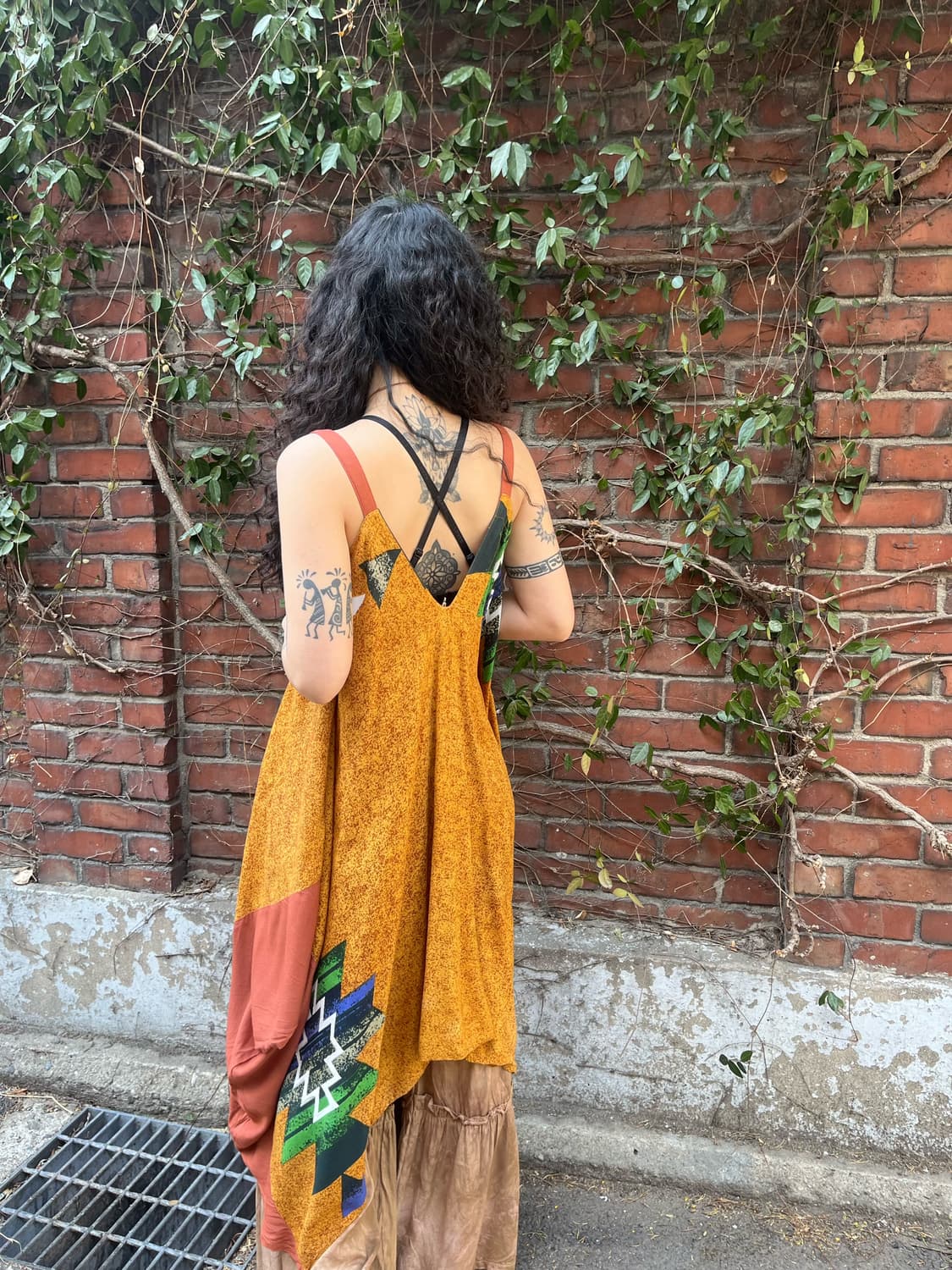 히피 에스닉 패턴 포인트 2Way 원피스 상품이미지4