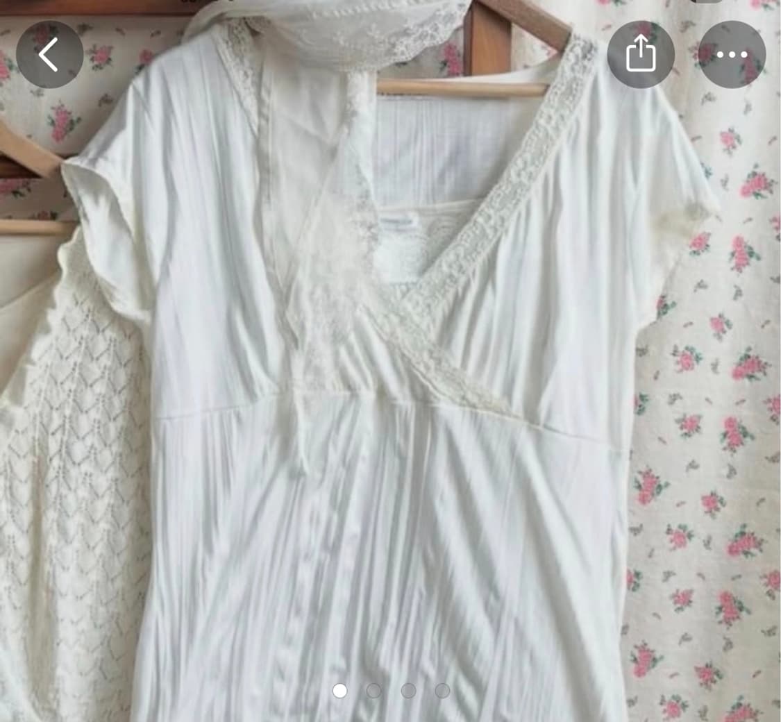 빈티지 대장 하니유 모리걸 하구미 천사 블라우스 코디셋 상품이미지1