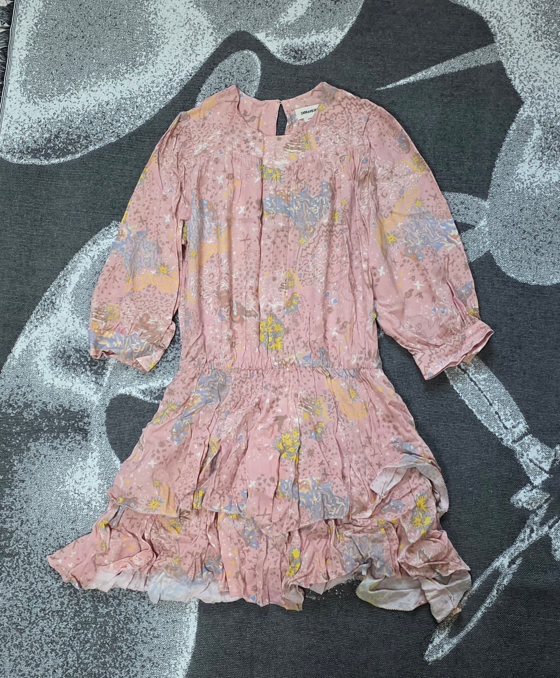 벚꽃룩🌸 쟈딕앤볼테르 루카 프린트 글램 락 드레스 상품이미지7