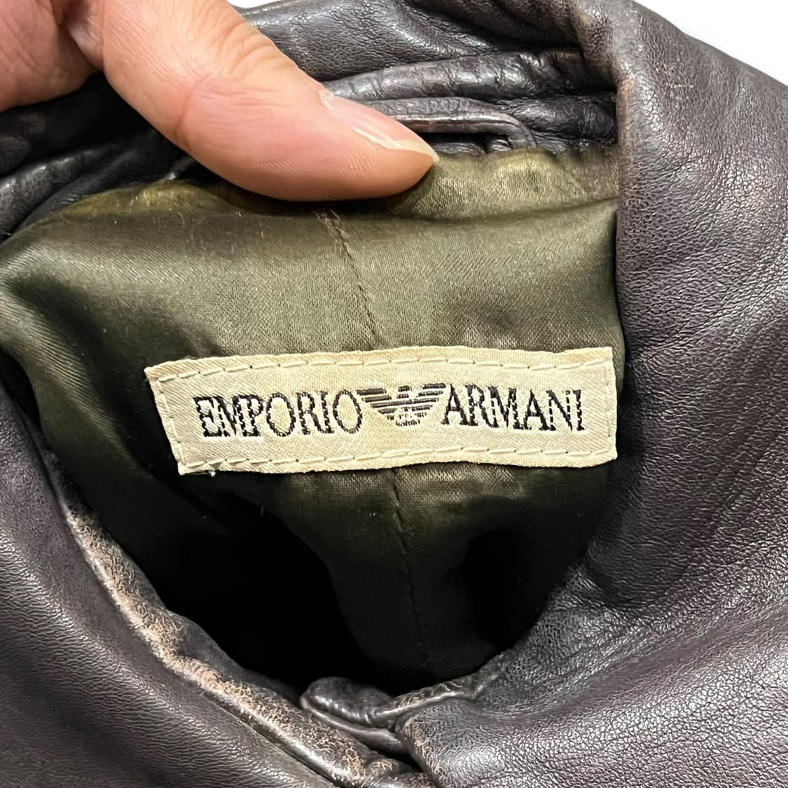  엠포리오 아르마니 레더 자켓 y13917 상품이미지6