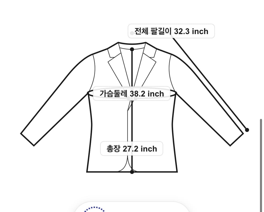 (새상품) Levi’s BlueTab 릴렉스 블레이저 M 상품이미지4