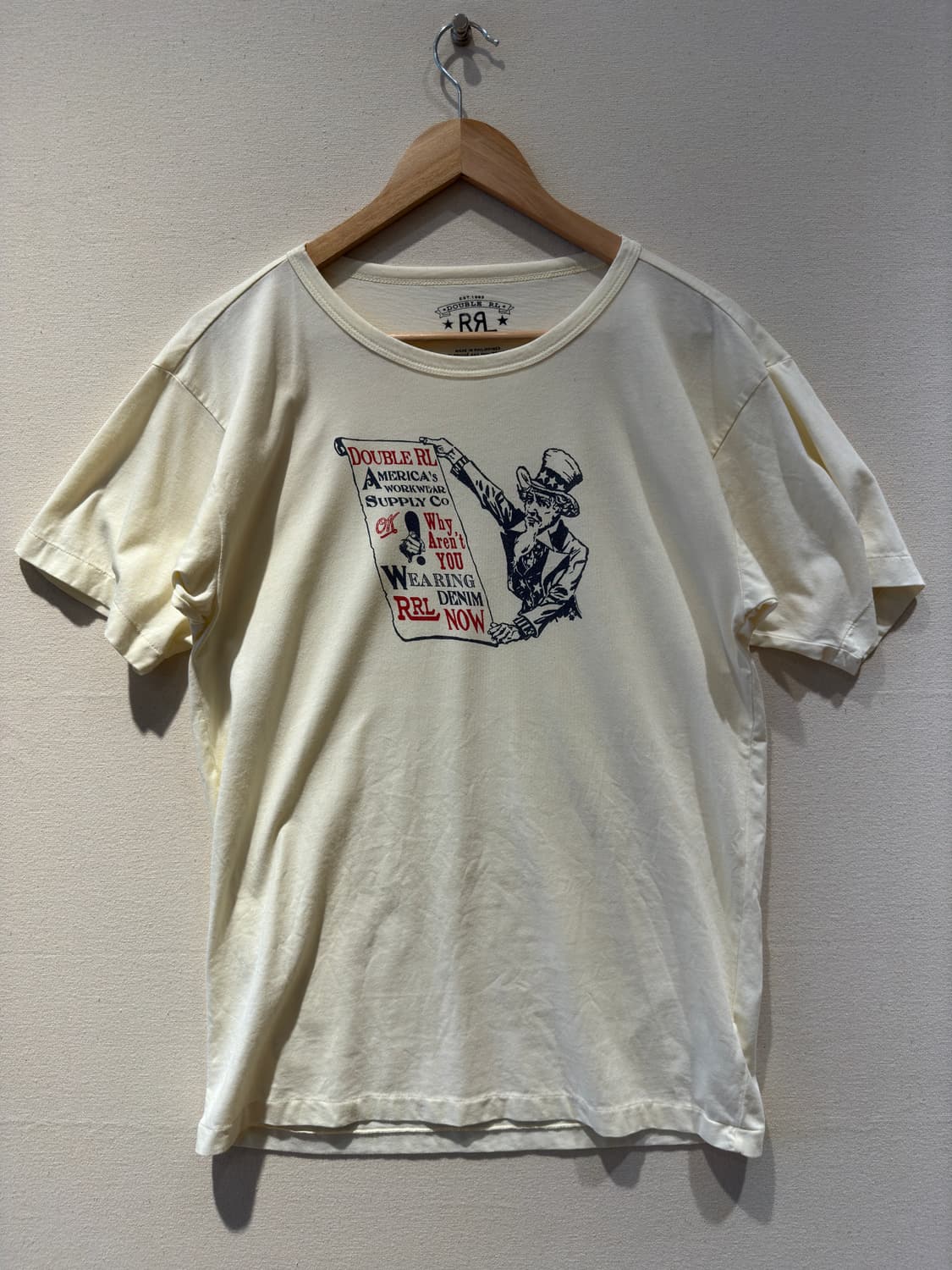 더블알엘  'America's Workwear' 그래픽 티셔츠 상품이미지1