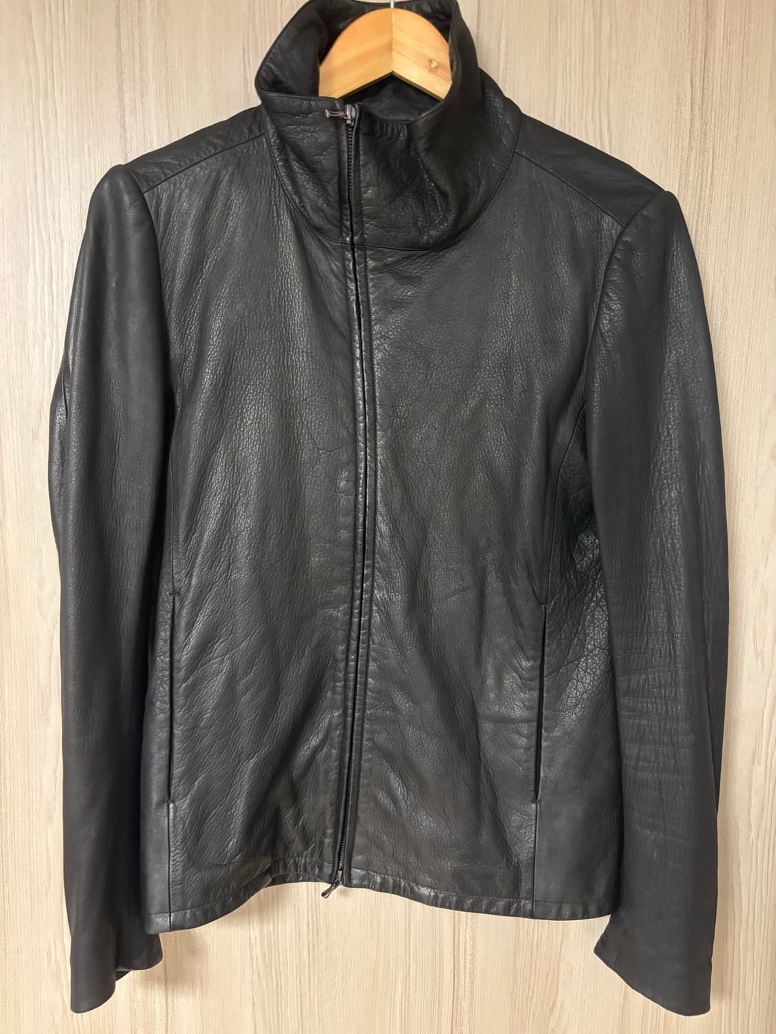 사슴가죽 비대칭자켓 상품이미지1