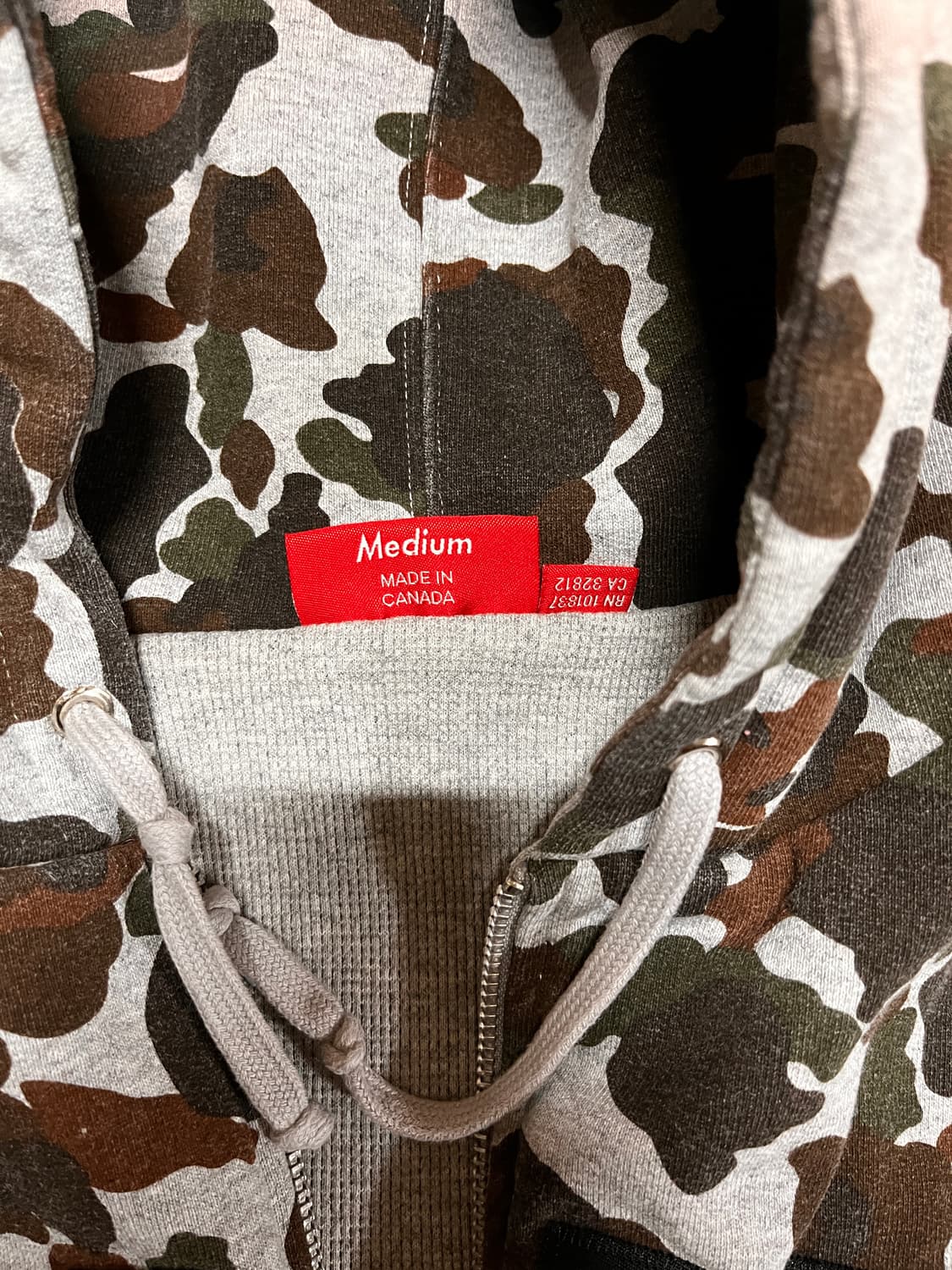 made in canada 슈프림 카모후드 M 상품이미지2