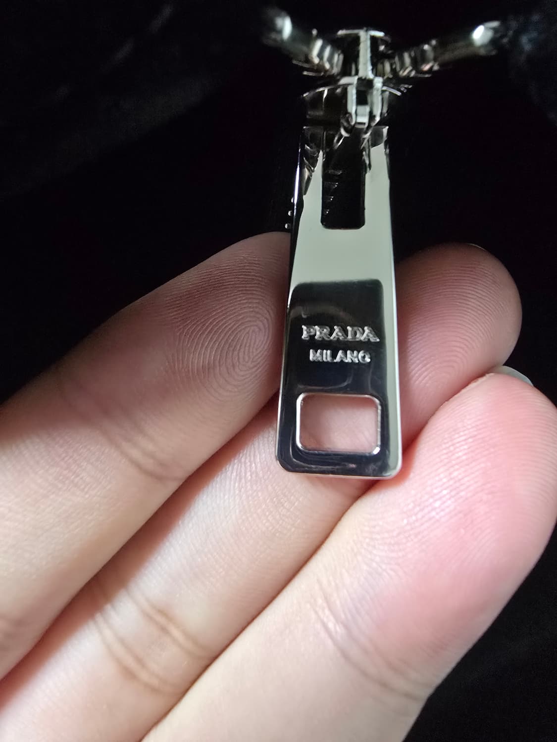 2xl 프라다 블루종 벨벳자켓 상품이미지4