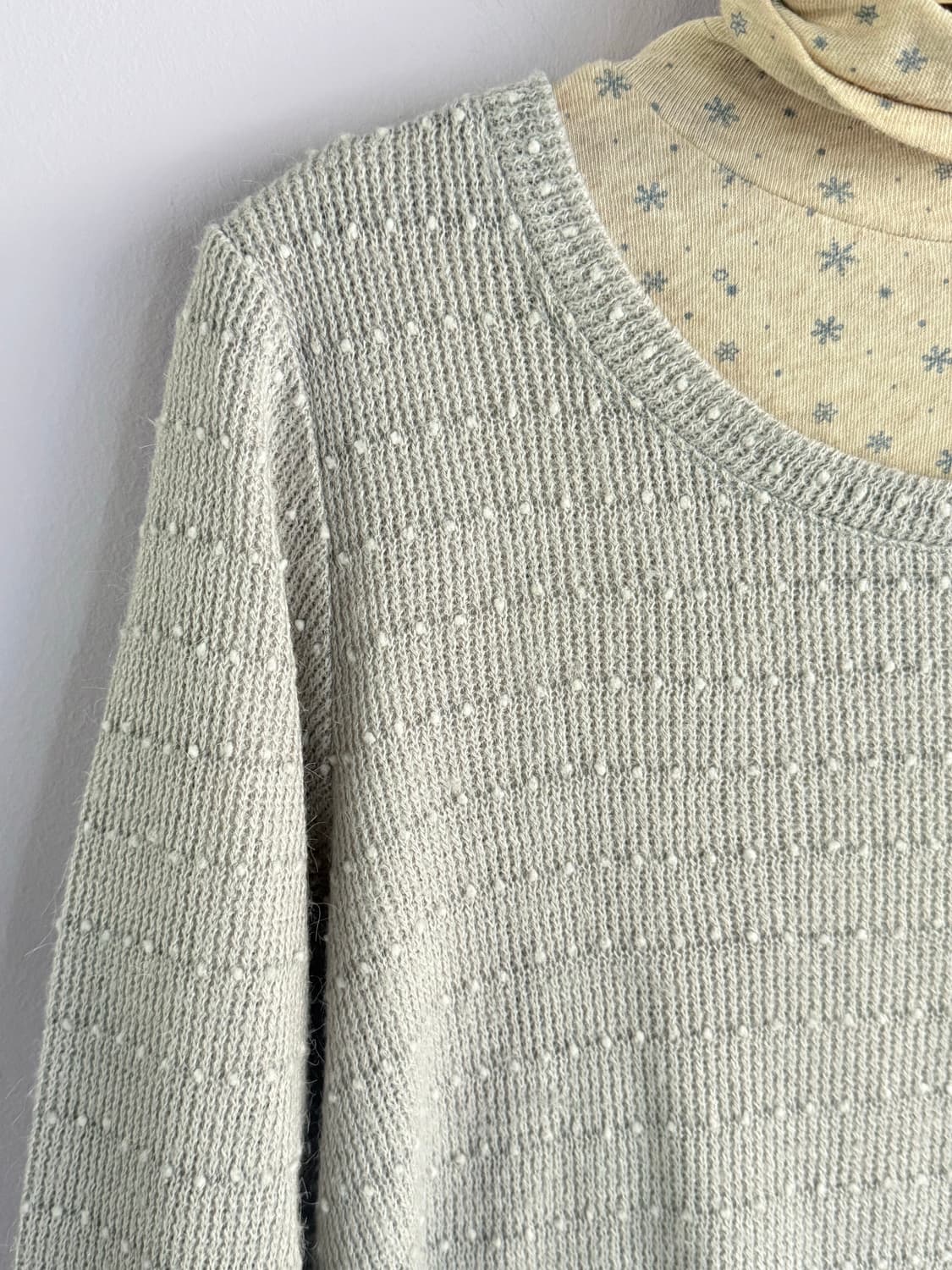 세오리아 도트 리본니트 상품이미지2