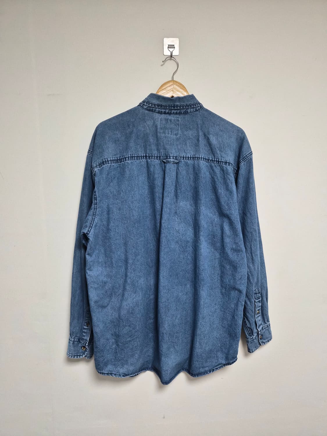 칼하트Carhartt 카라 배색 데님 셔츠 XL - S224 상품이미지2