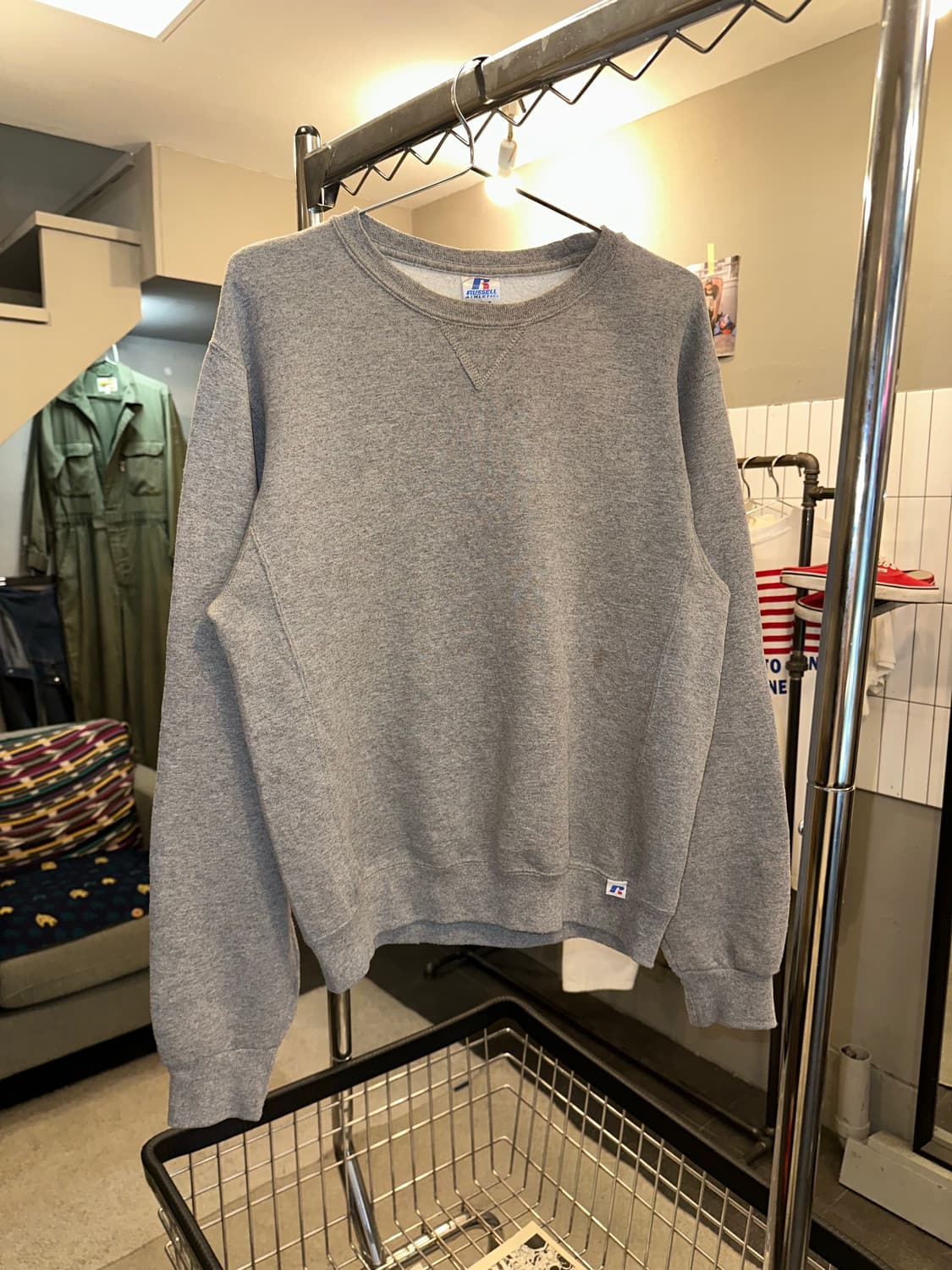 00‘s Russell Athletic grey sweatshirt  상품이미지4