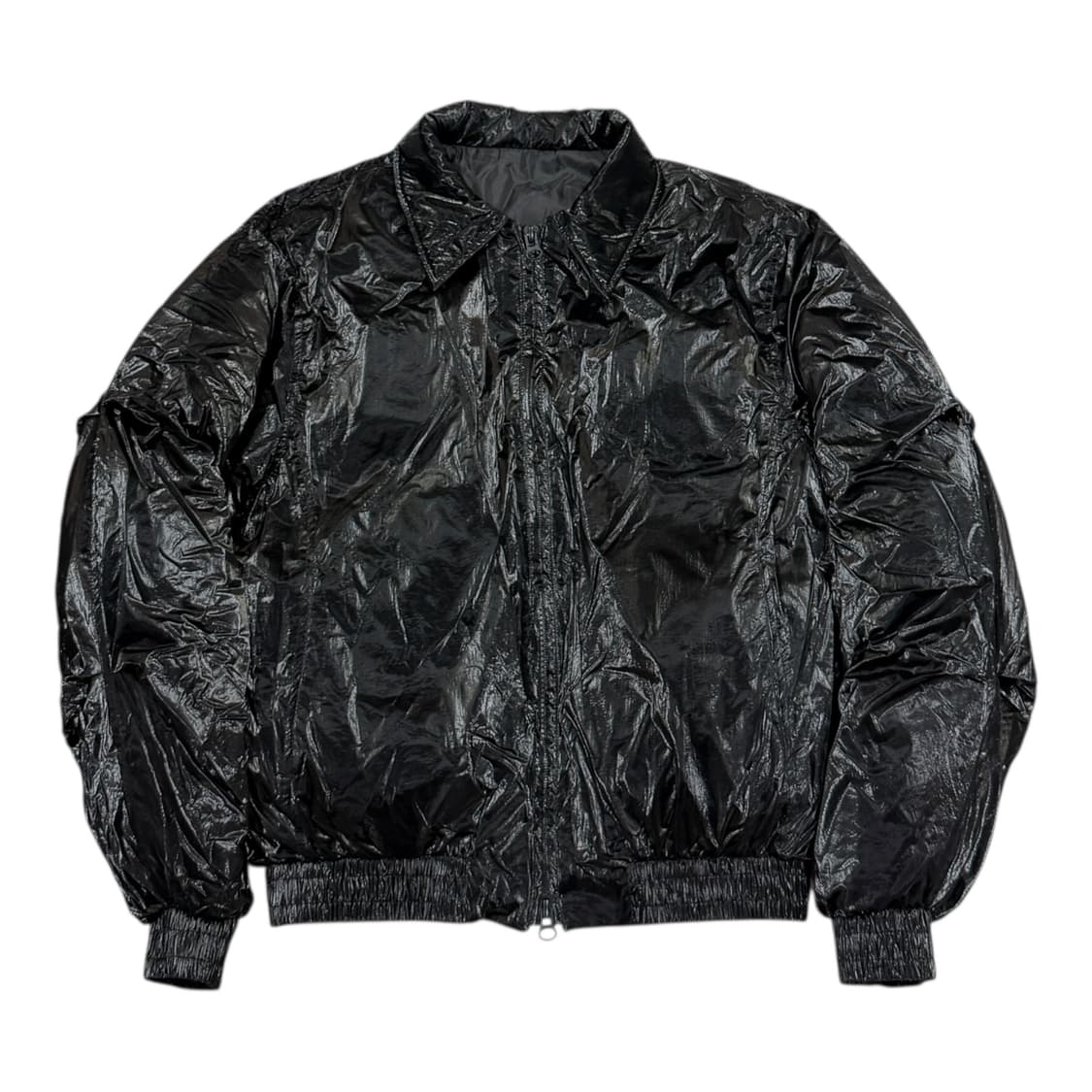 아이러니 포르노 유광 나일론 패딩 점퍼 자켓 M 상품이미지1