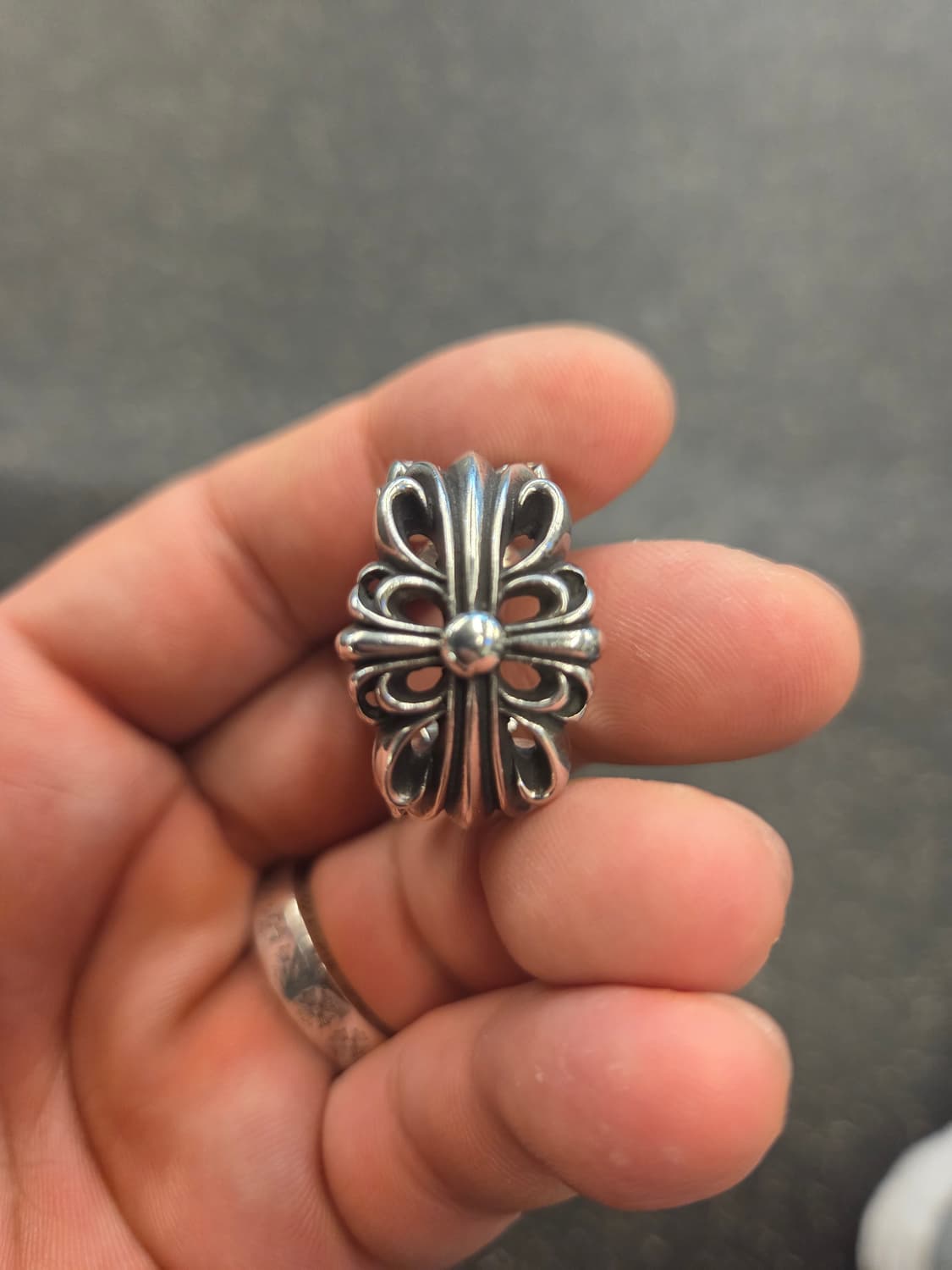 정품 크롬하츠 더블 플로랄링 상품이미지2