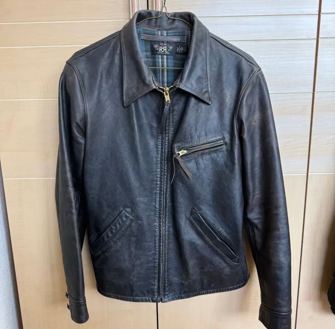 RRL(더블알엘) 뉴스보이 레더 자켓 상품이미지1