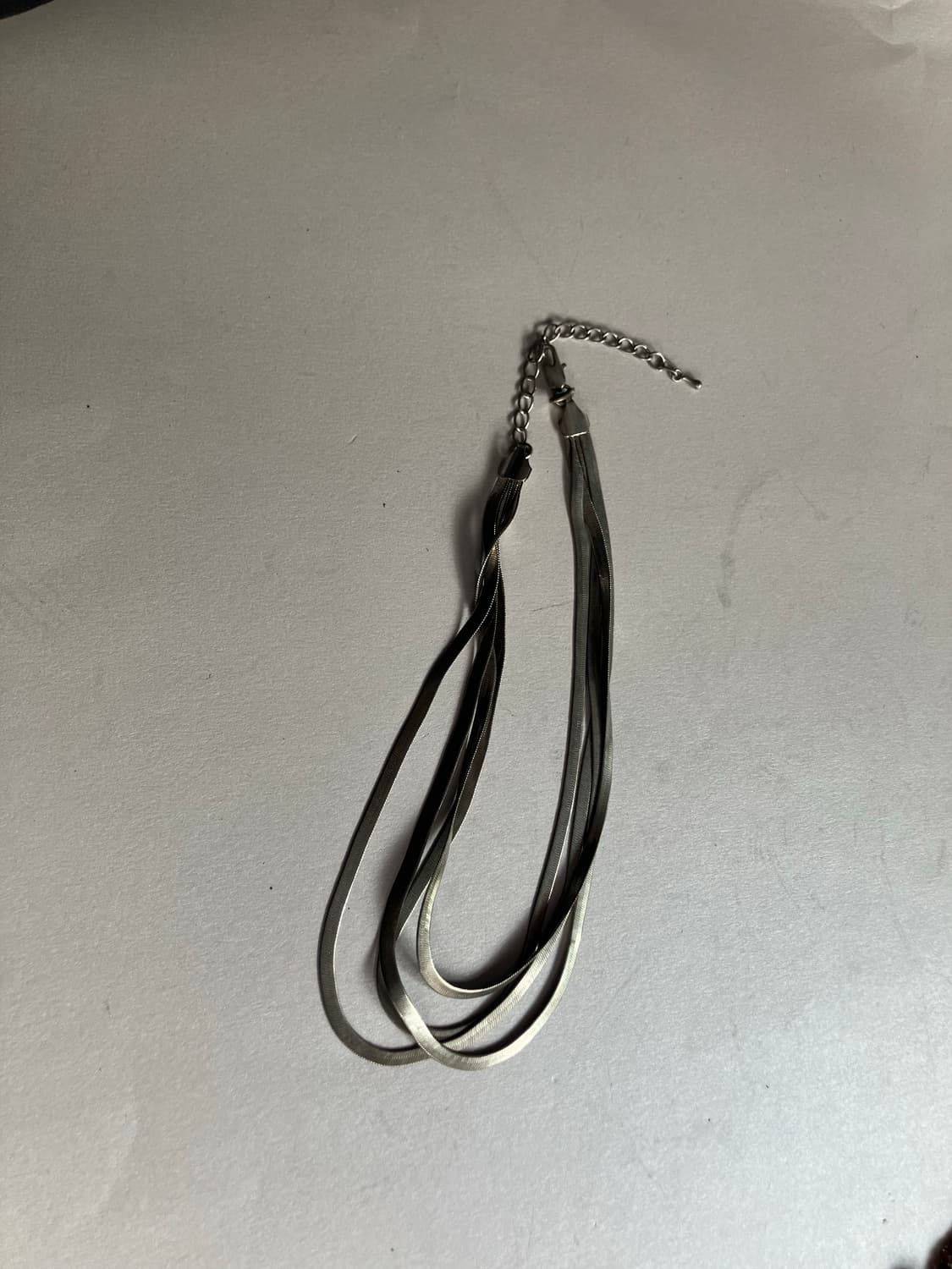 플랫 레이어 목걸이 상품이미지1