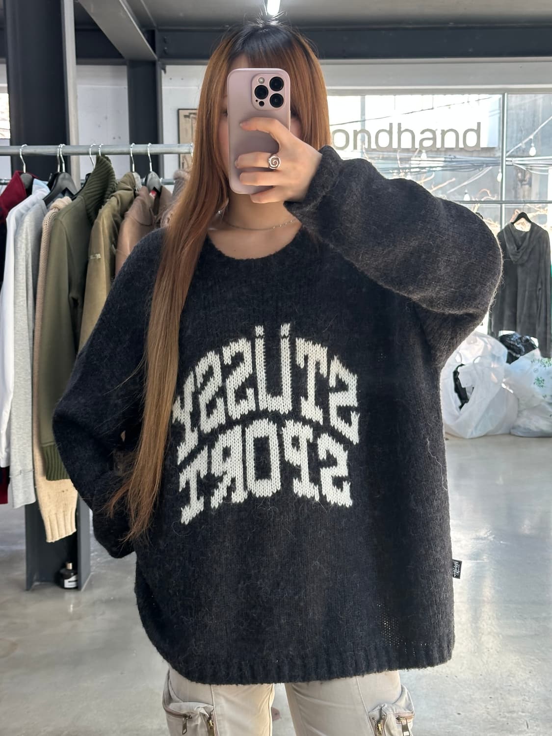 스투시 스포츠 헤어리 니트스웨터  상품이미지2