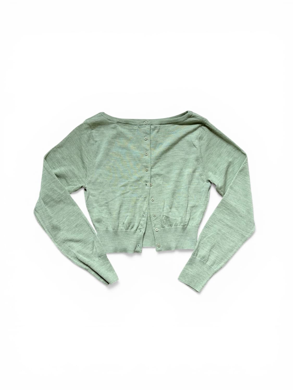 보브 vov 보트넥 크롭 니트 풀오버 상품이미지5