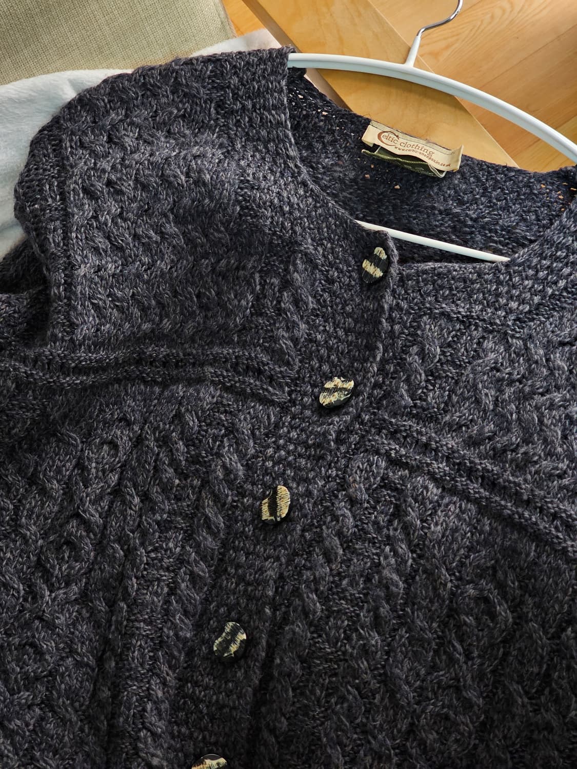 Celtic clothing 메리노울 100% 가디건 상품이미지3