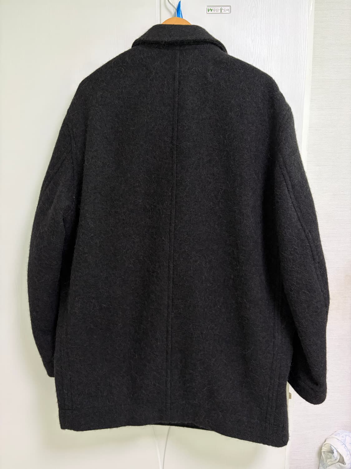 르메르 펠트 울 자켓 블랙 46사이즈 판매 상품이미지4