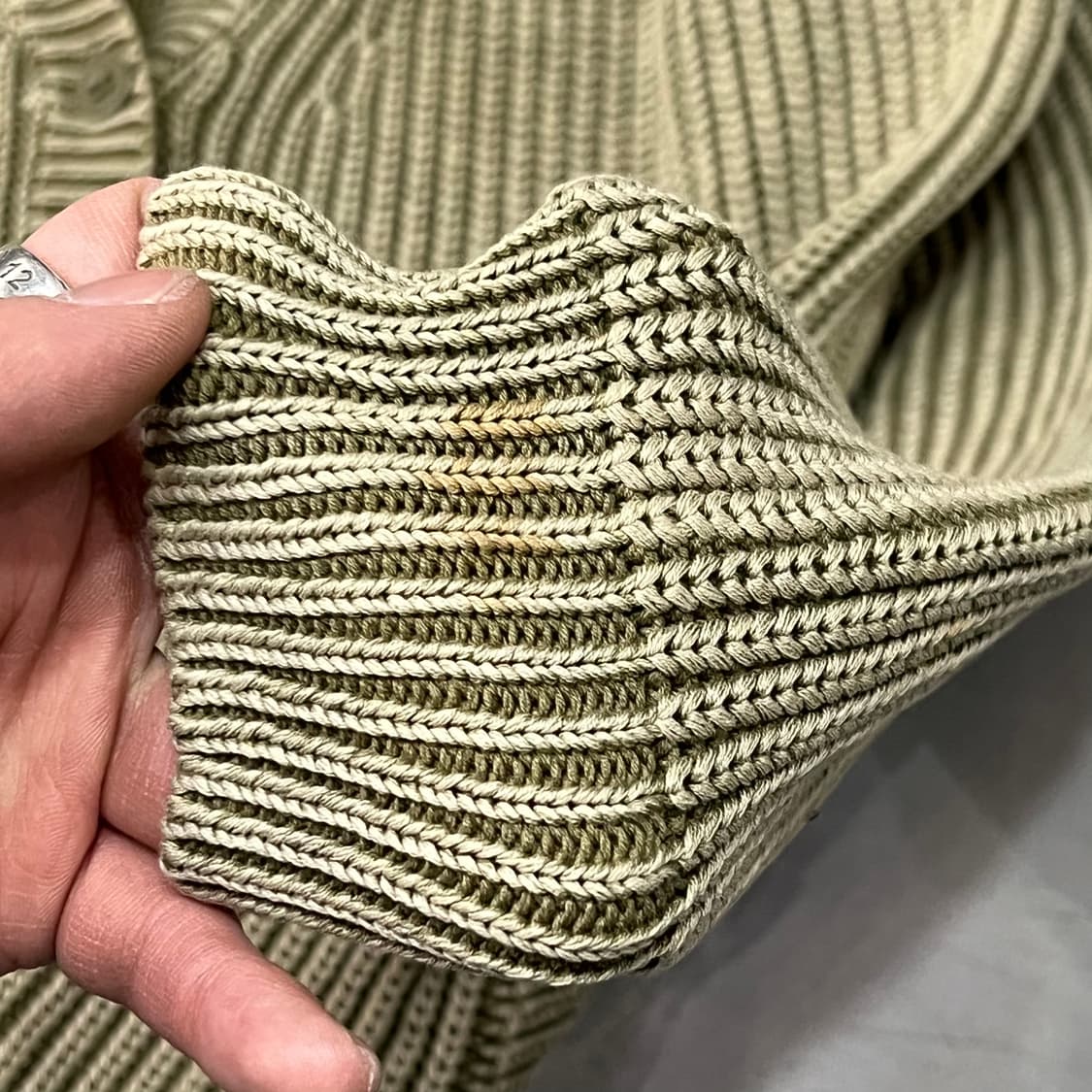  디젤 워시드 니트 가디건 y15423 상품이미지3