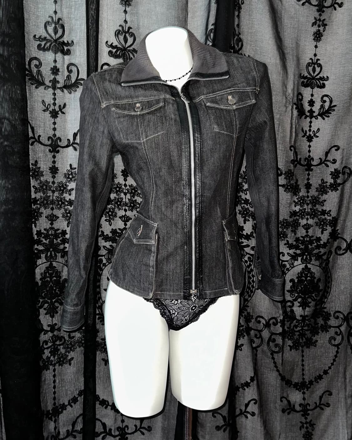 y2k denim jacket 상품이미지1