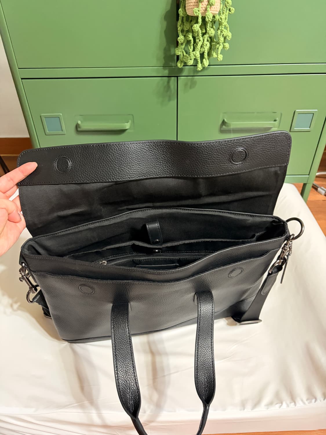 코치 가죽 브리프백 상품이미지3