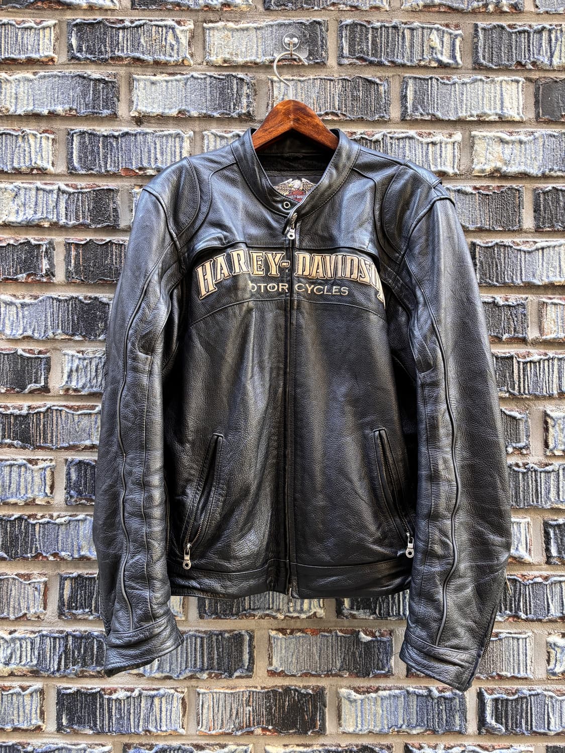 00s 할리데이비슨 소가죽 라이더 자켓 상품이미지1