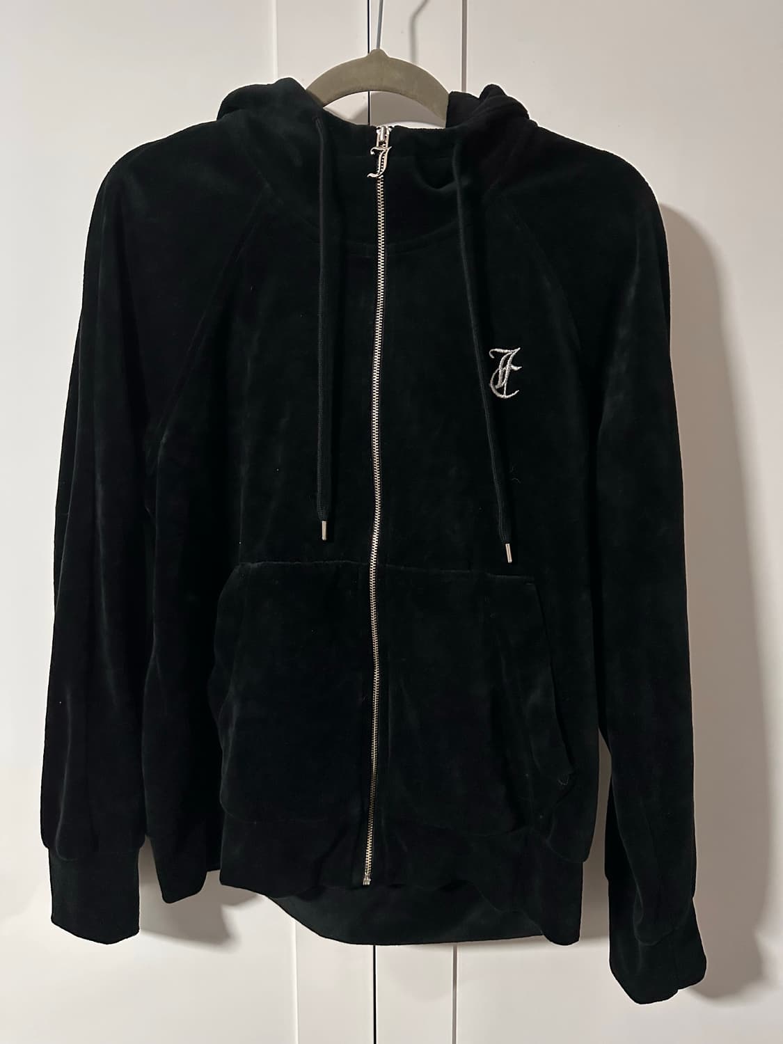 쥬시꾸뛰르 벨벳 후드집업 상품이미지1