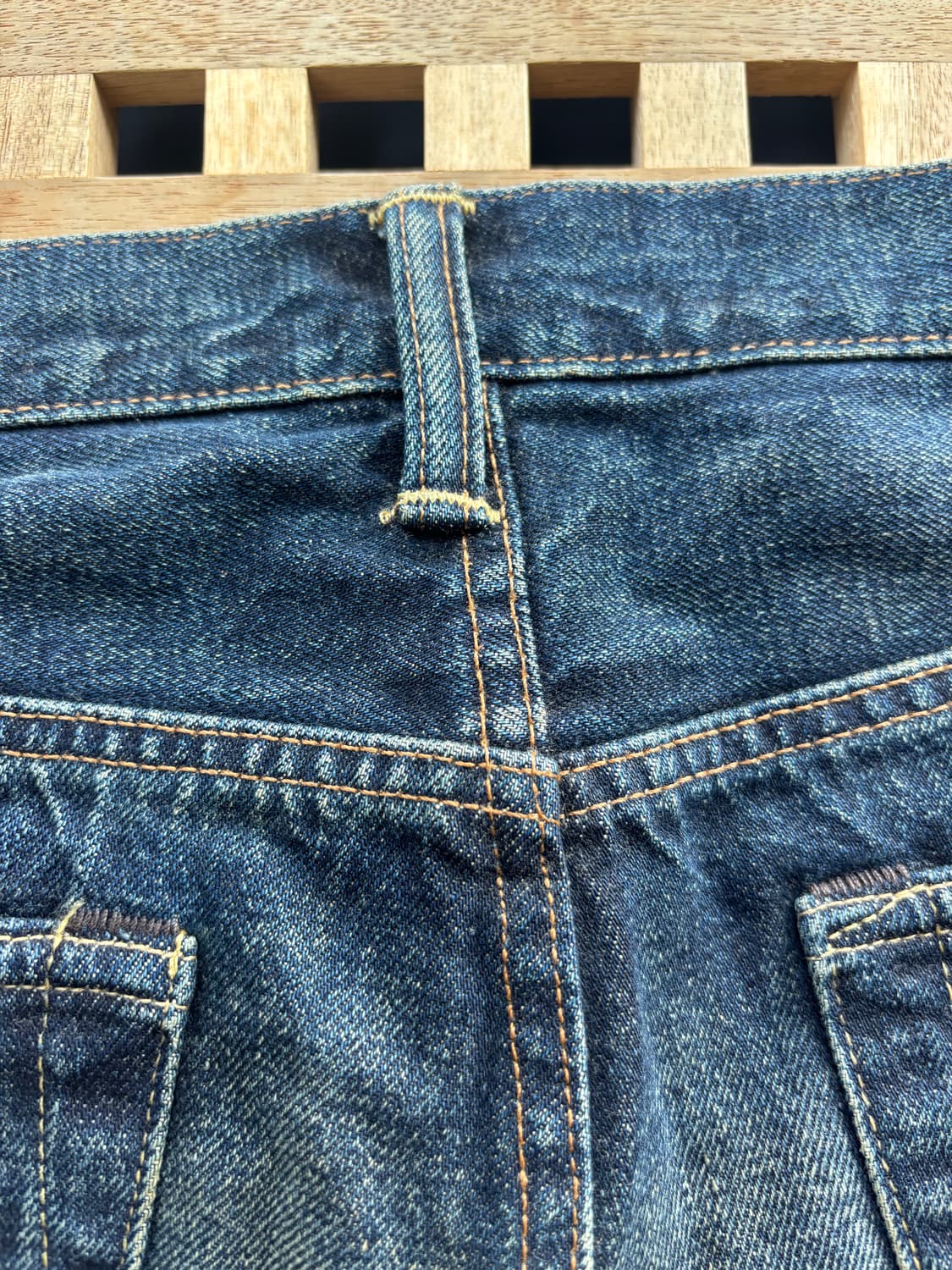 RRL 슬림 내로우 데님 진 34x32 상품이미지3