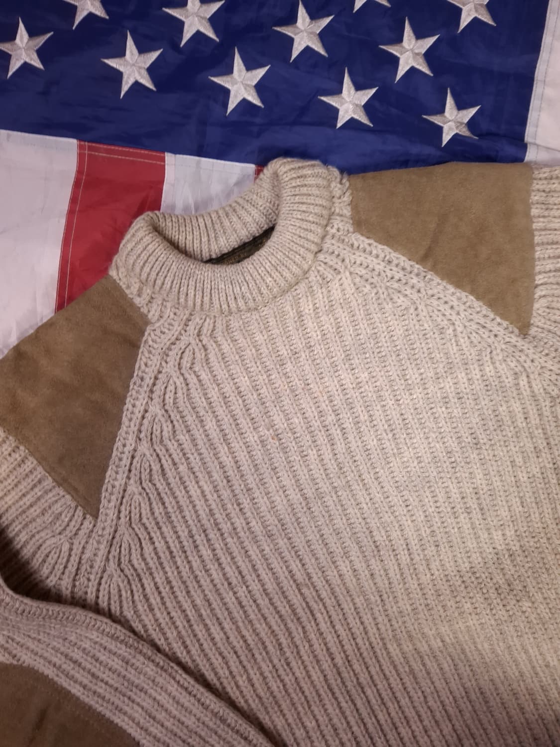 새제품 90's 오리지날 영국제조 Niffi 울 피션맨 니트 상품이미지2