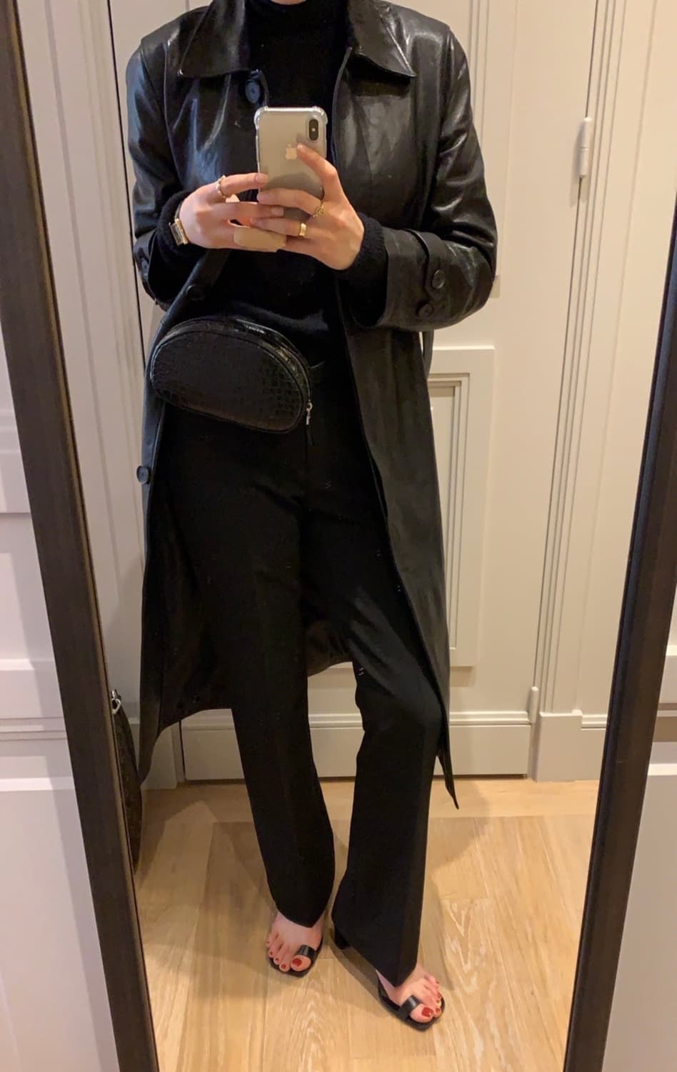 Ore 오어 가죽자켓 가죽 트렌치코트 상품이미지9